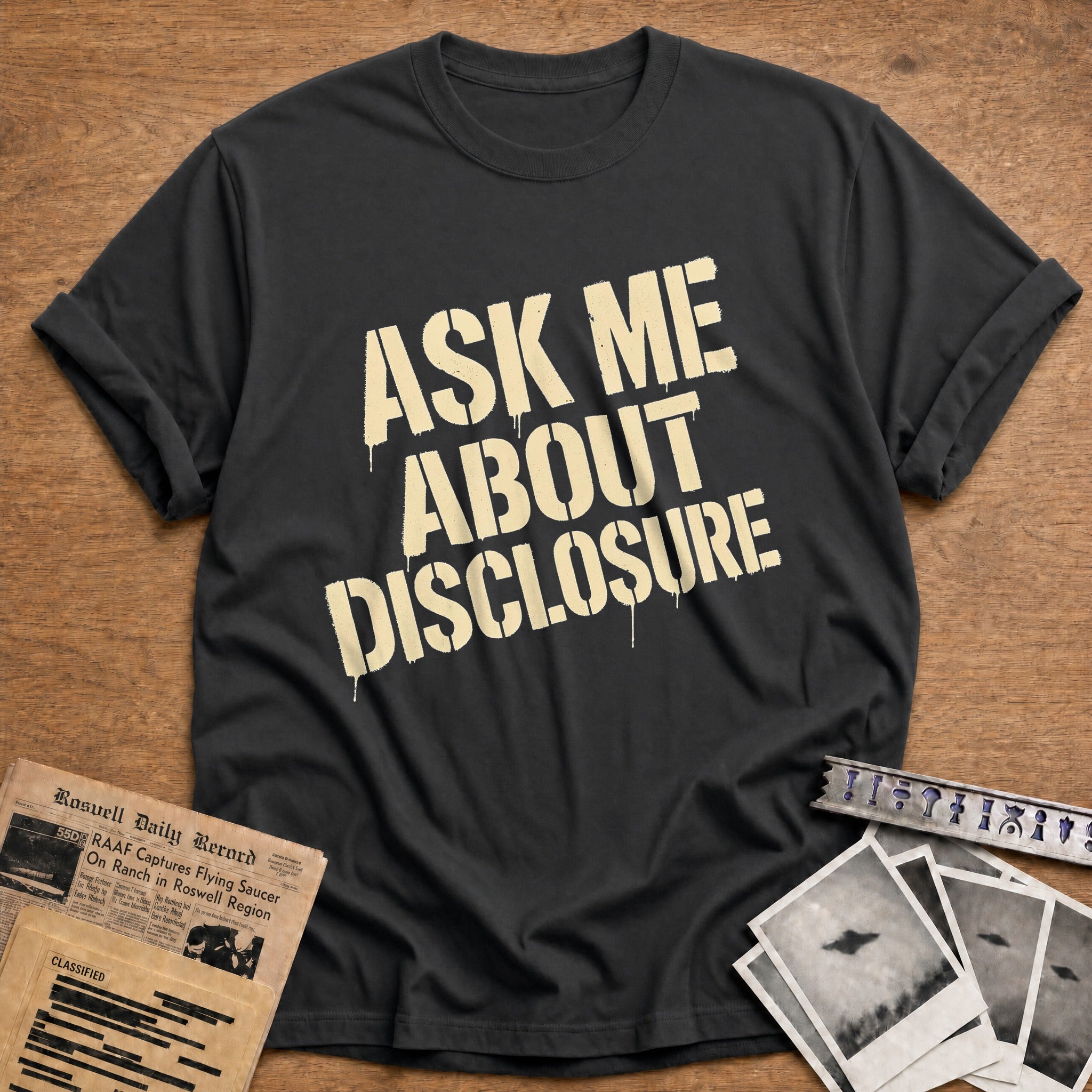 Ask Me About Disclosure 01 - Charcoal