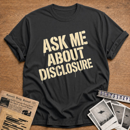 Ask Me About Disclosure 01 - Charcoal