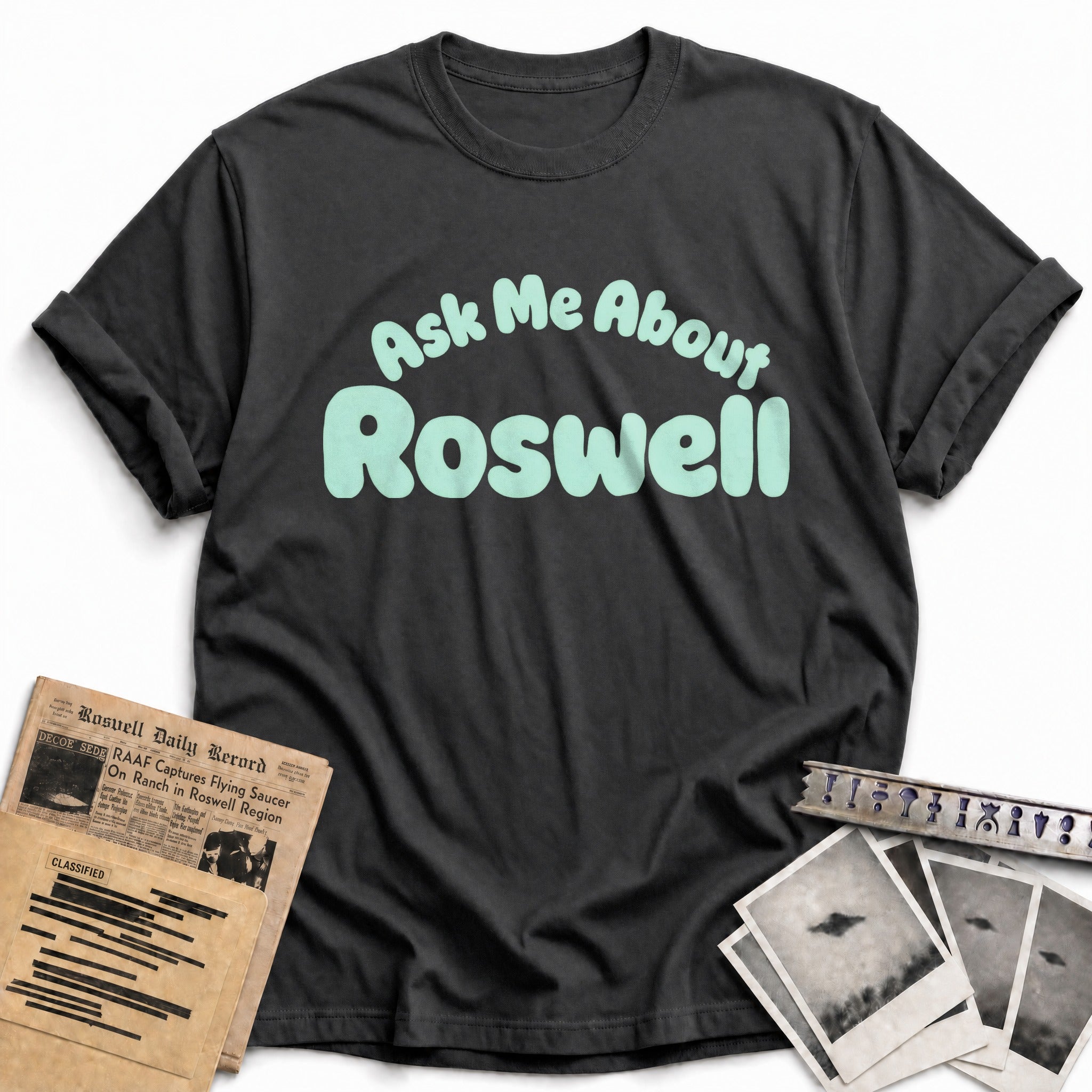 Ask Me About Roswell 02 - Charcoal