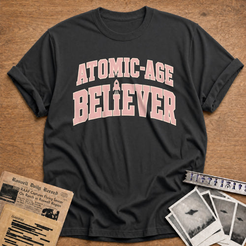 Atomic Age Believer - Charcoal