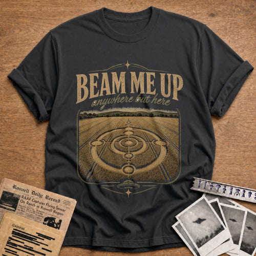 Beam Me Up Anywhere But Here 03 - Charcoal