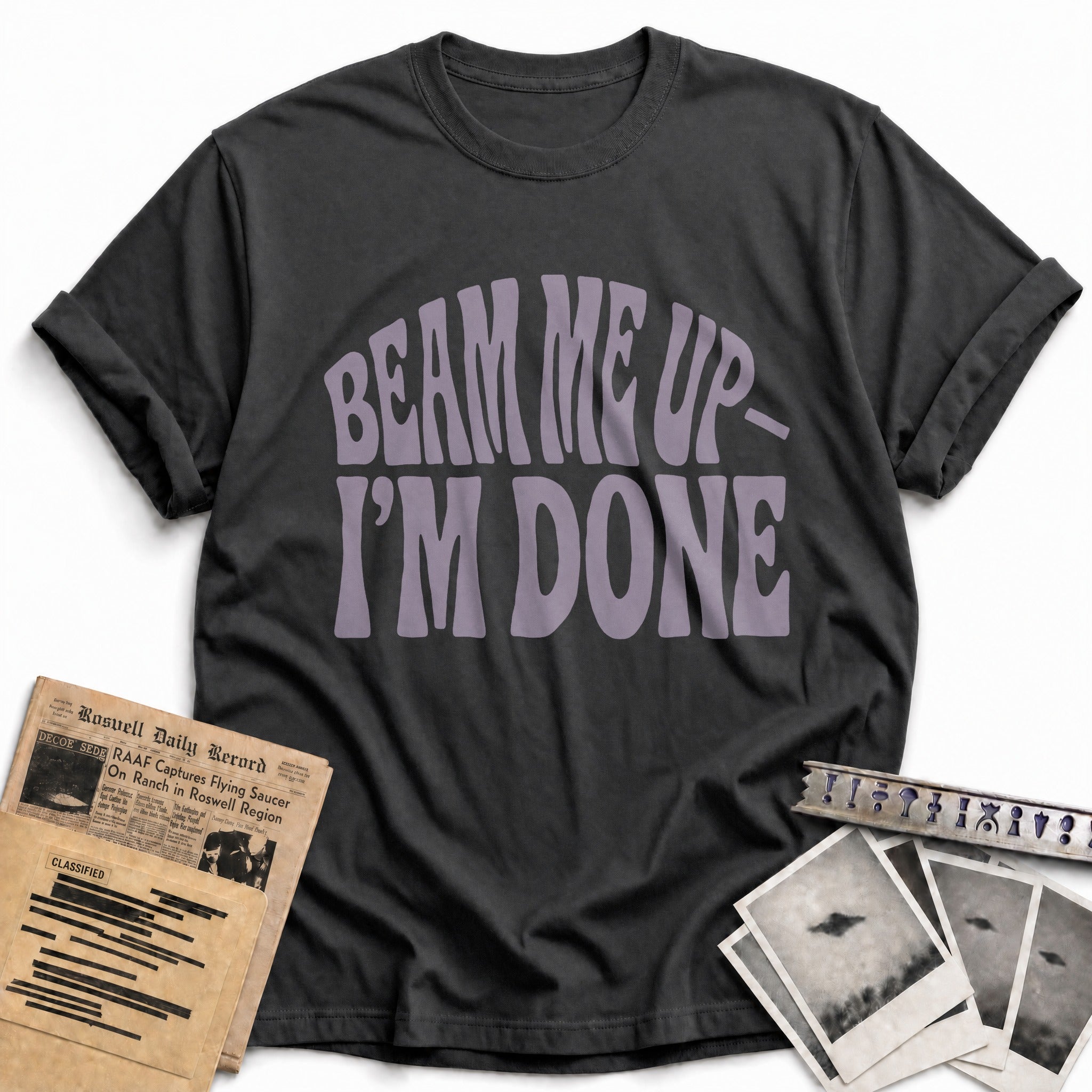 Beam Me Up Im Done 03 - Charcoal