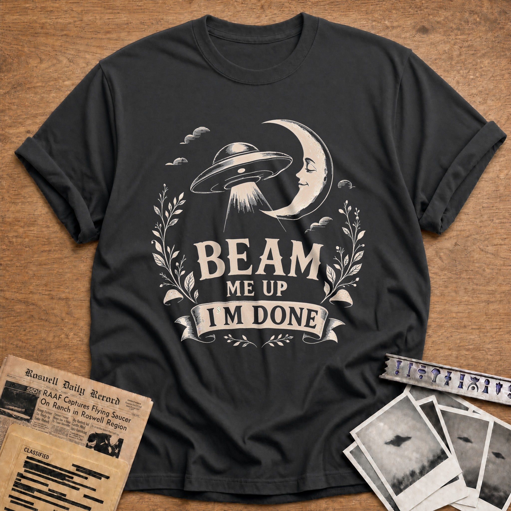 Beam Me Up Im Done 02 - Charcoal