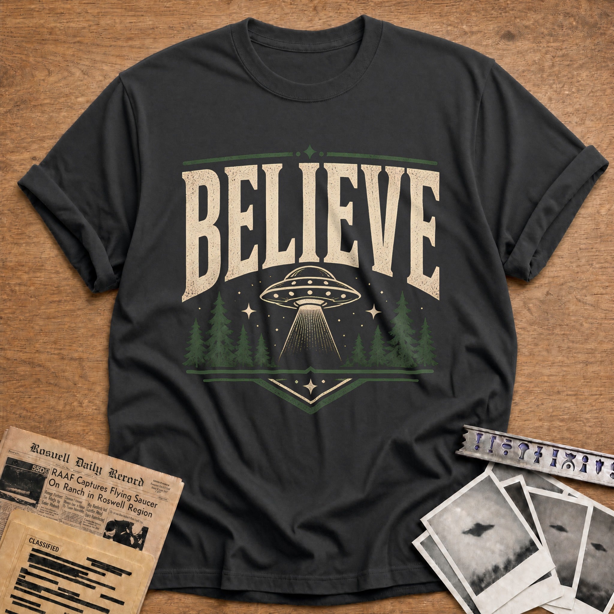 Believe 83 T-Shirt - Charcoal