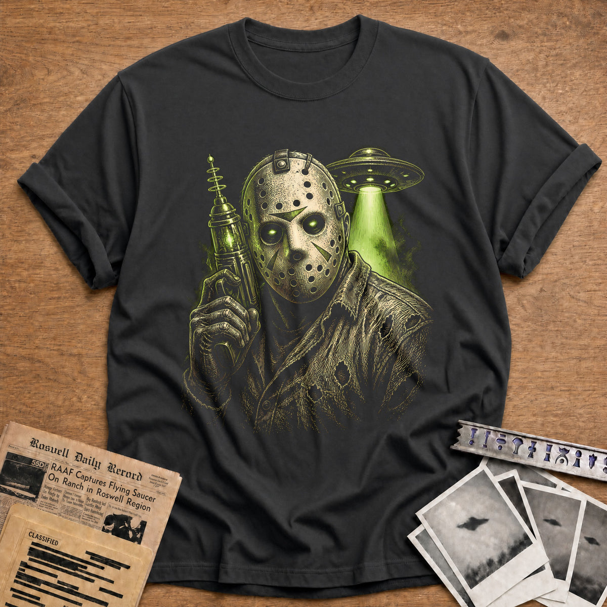 Blood Saucer 75 T-Shirt - Charcoal