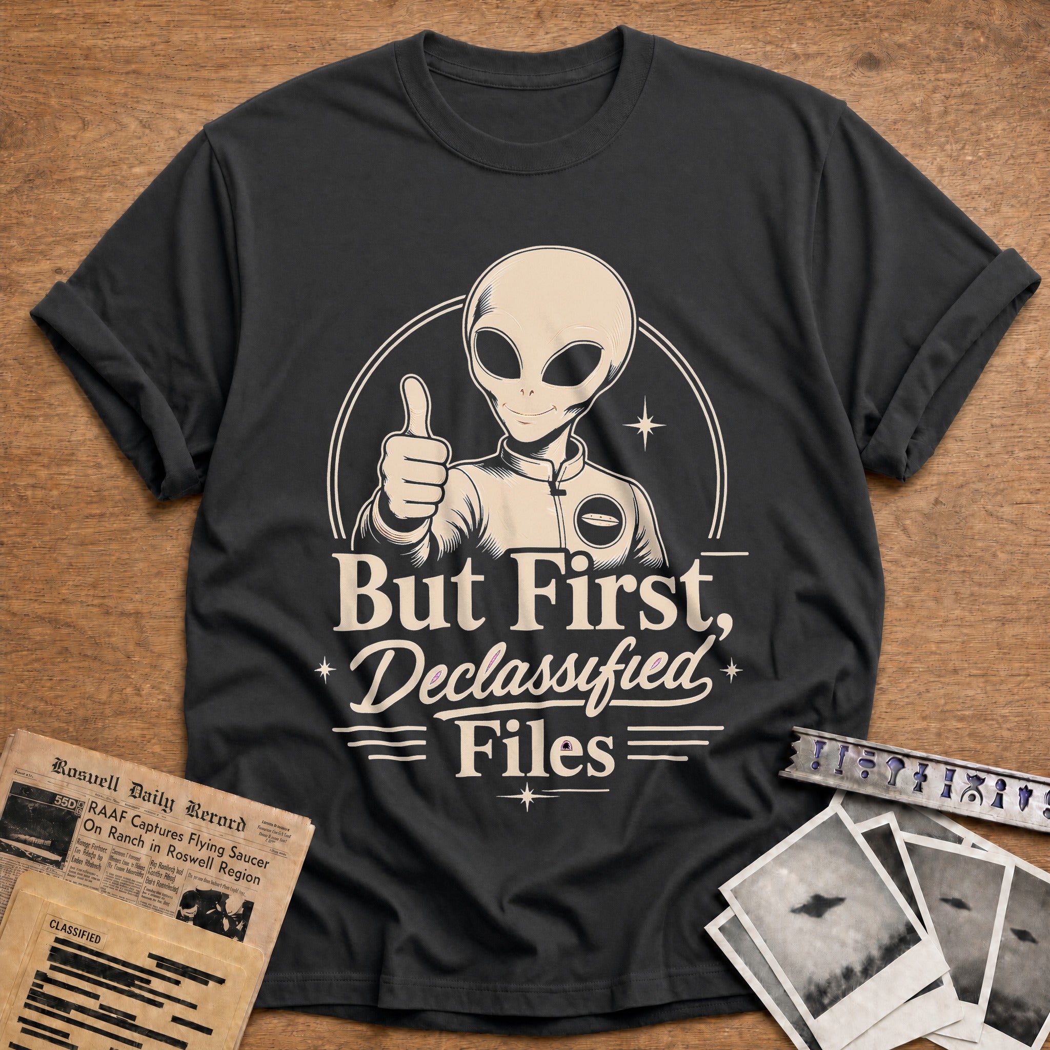 But First Declassified Files - Charcoal