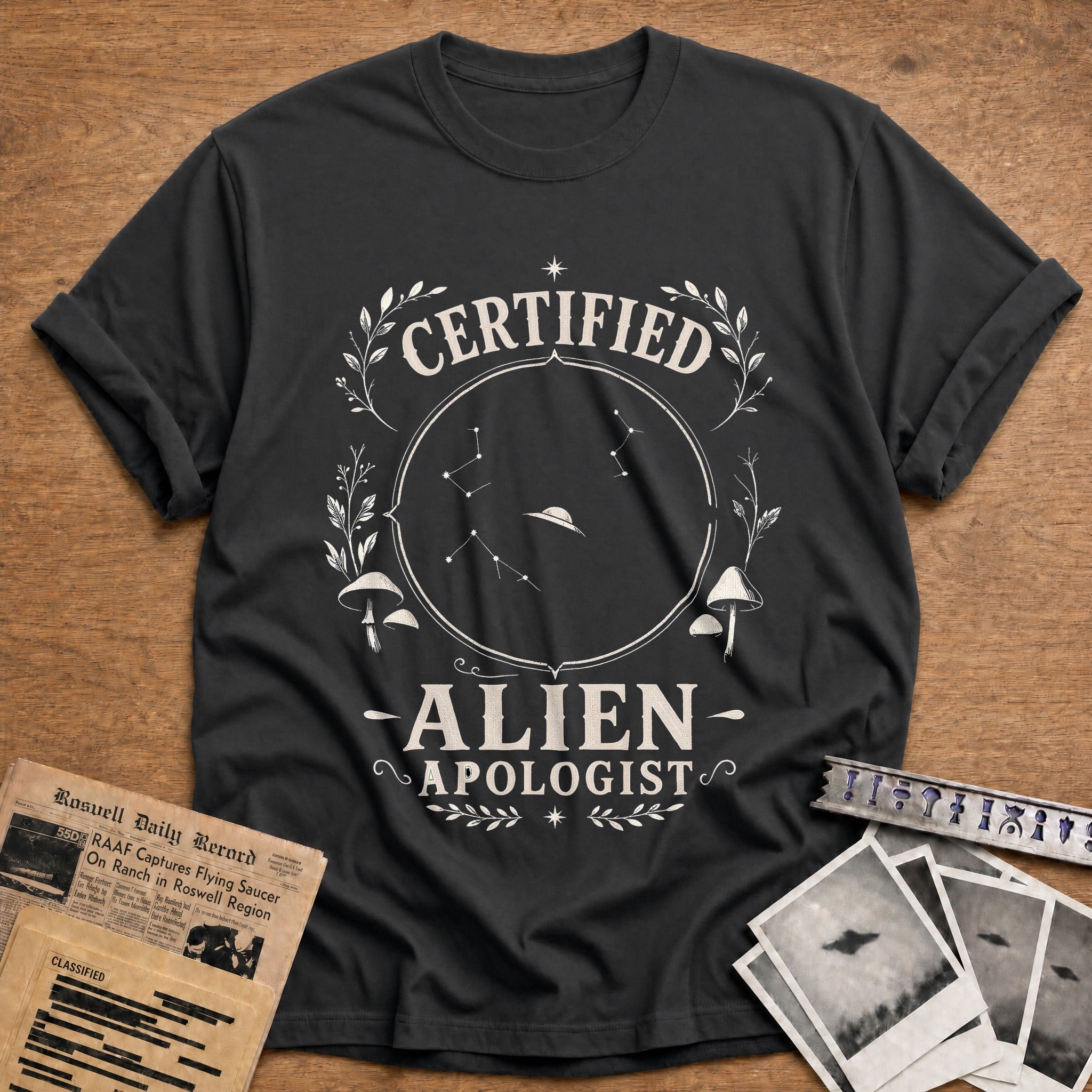 Certified Alien Apologist - Charcoal
