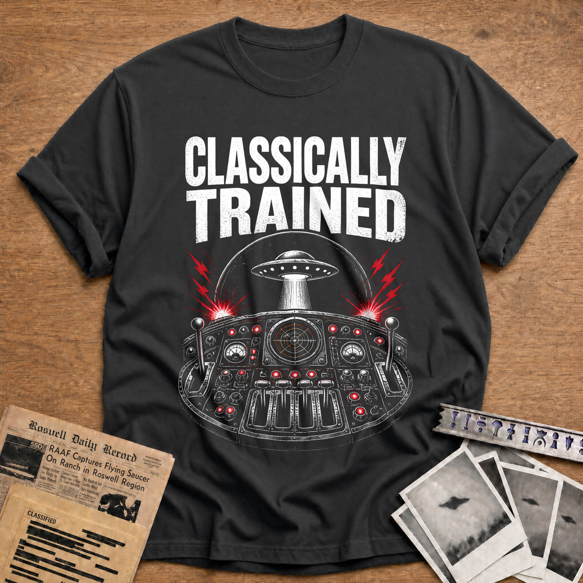 Classically Trained 21 T-Shirt - Charcoal