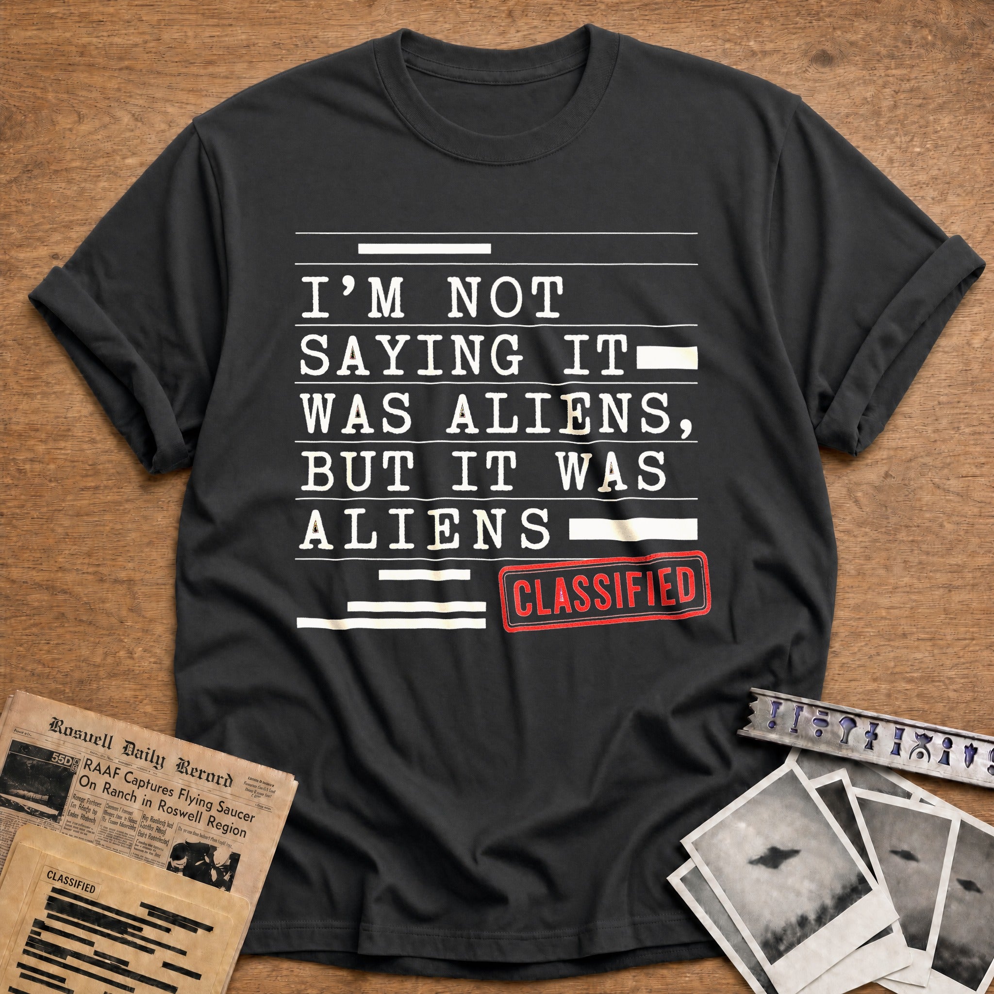 Classified Redaction - Charcoal