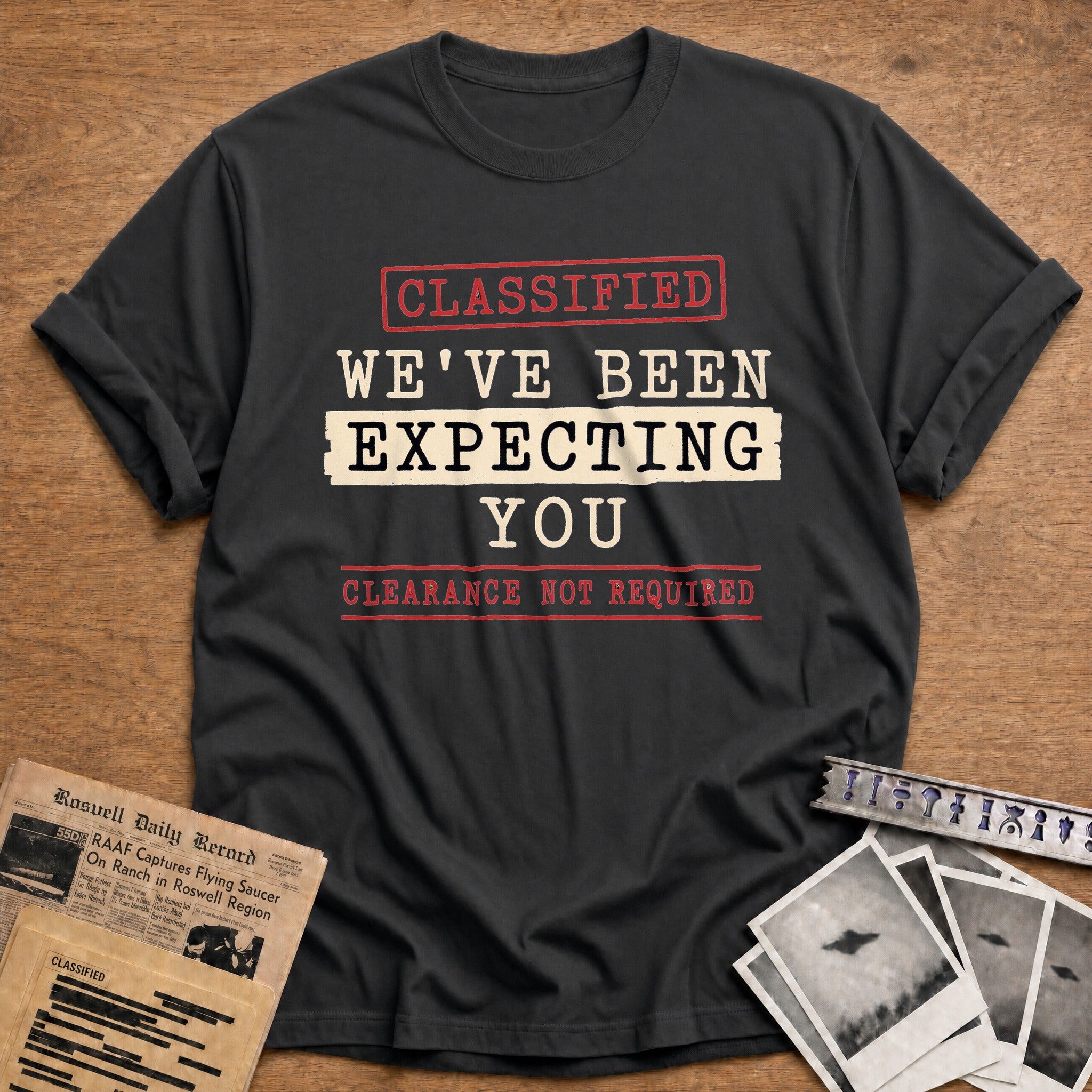 Classified Weve Been Expecting You Clearance Not Required - Charcoal