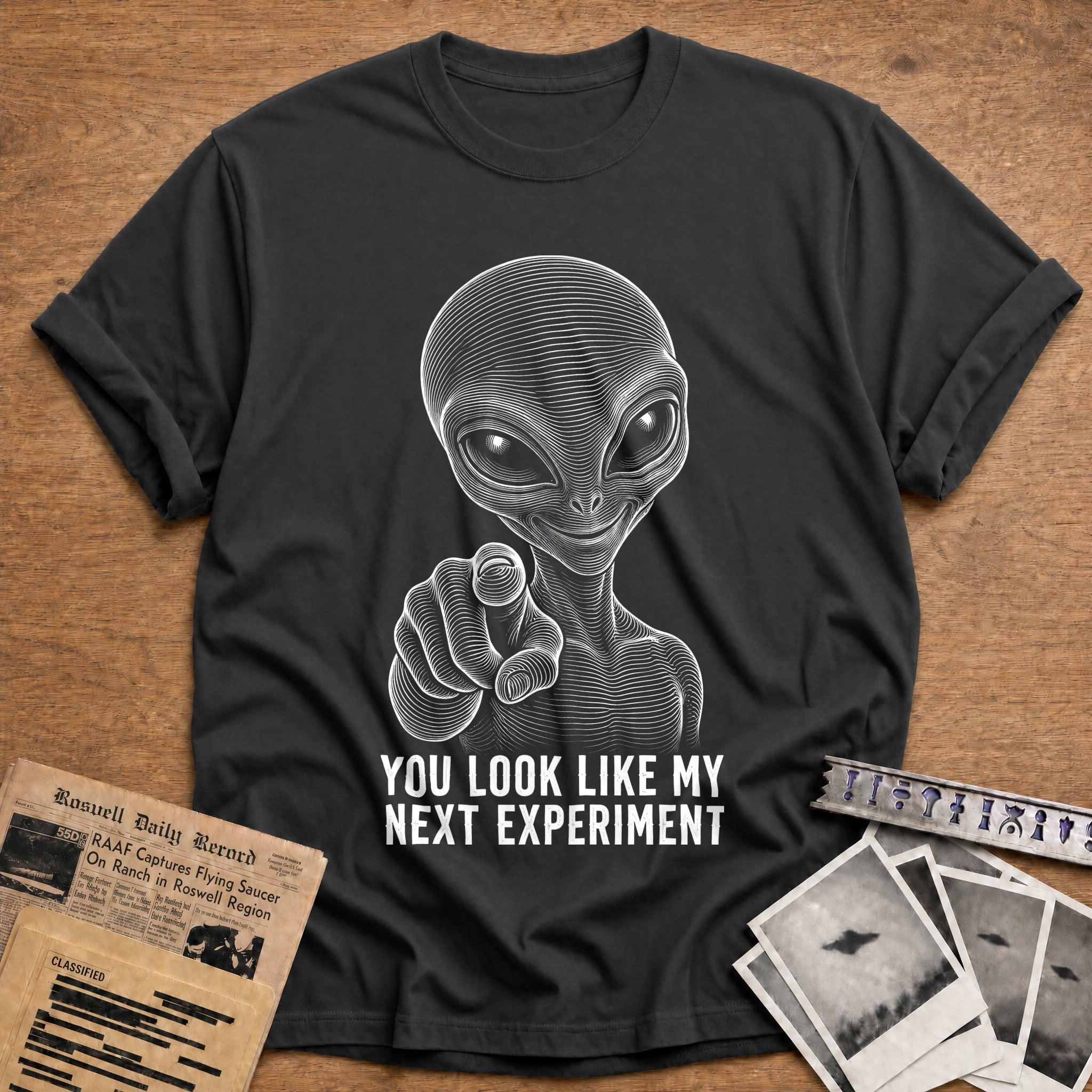 Close Encounter T-Shirt - Charcoal