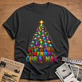 Colourful Ufo Tree 65 T-Shirt - Charcoal