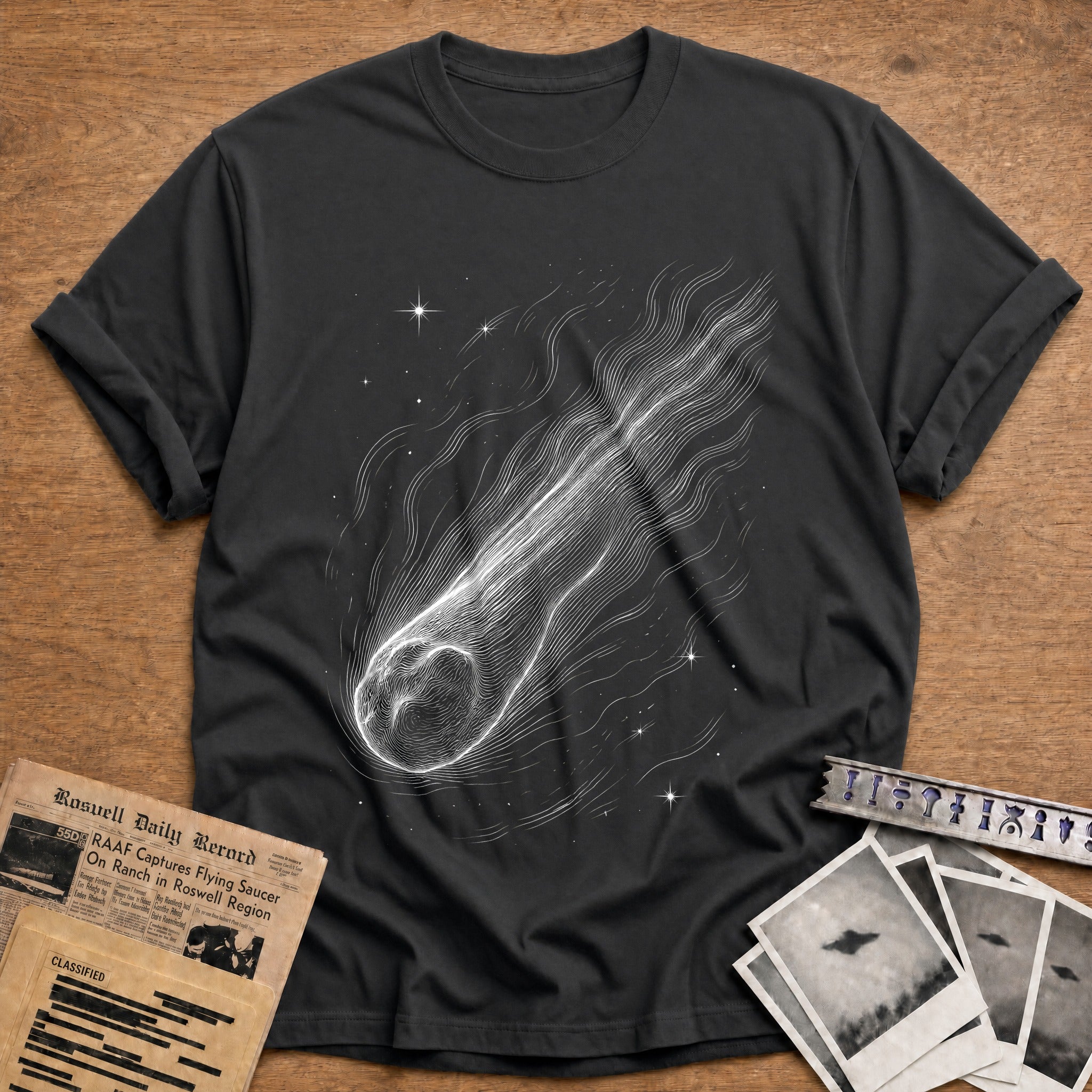 Comet Tail T-Shirt - Charcoal