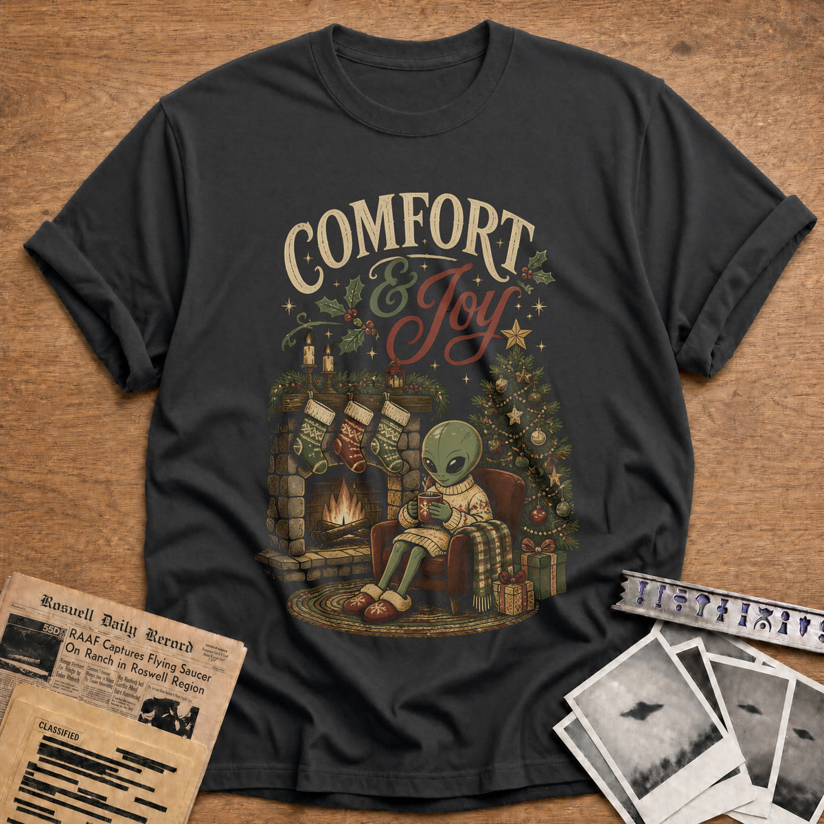 Comfort And Joy 81 T-Shirt - Charcoal