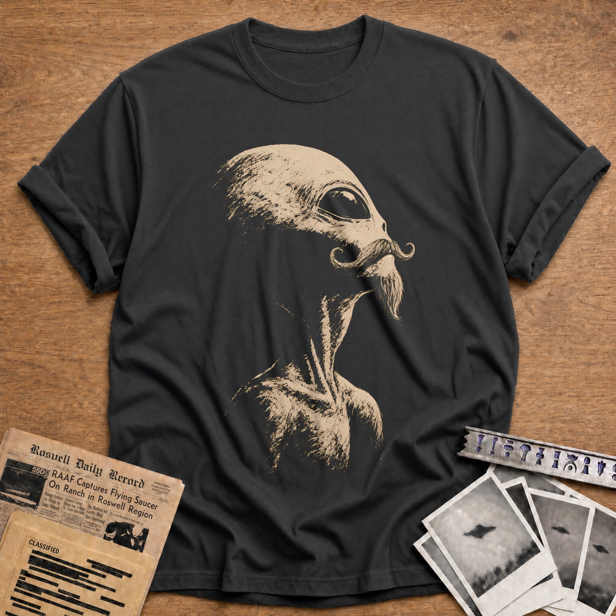 Cosmic Gentleman T-Shirt - Charcoal