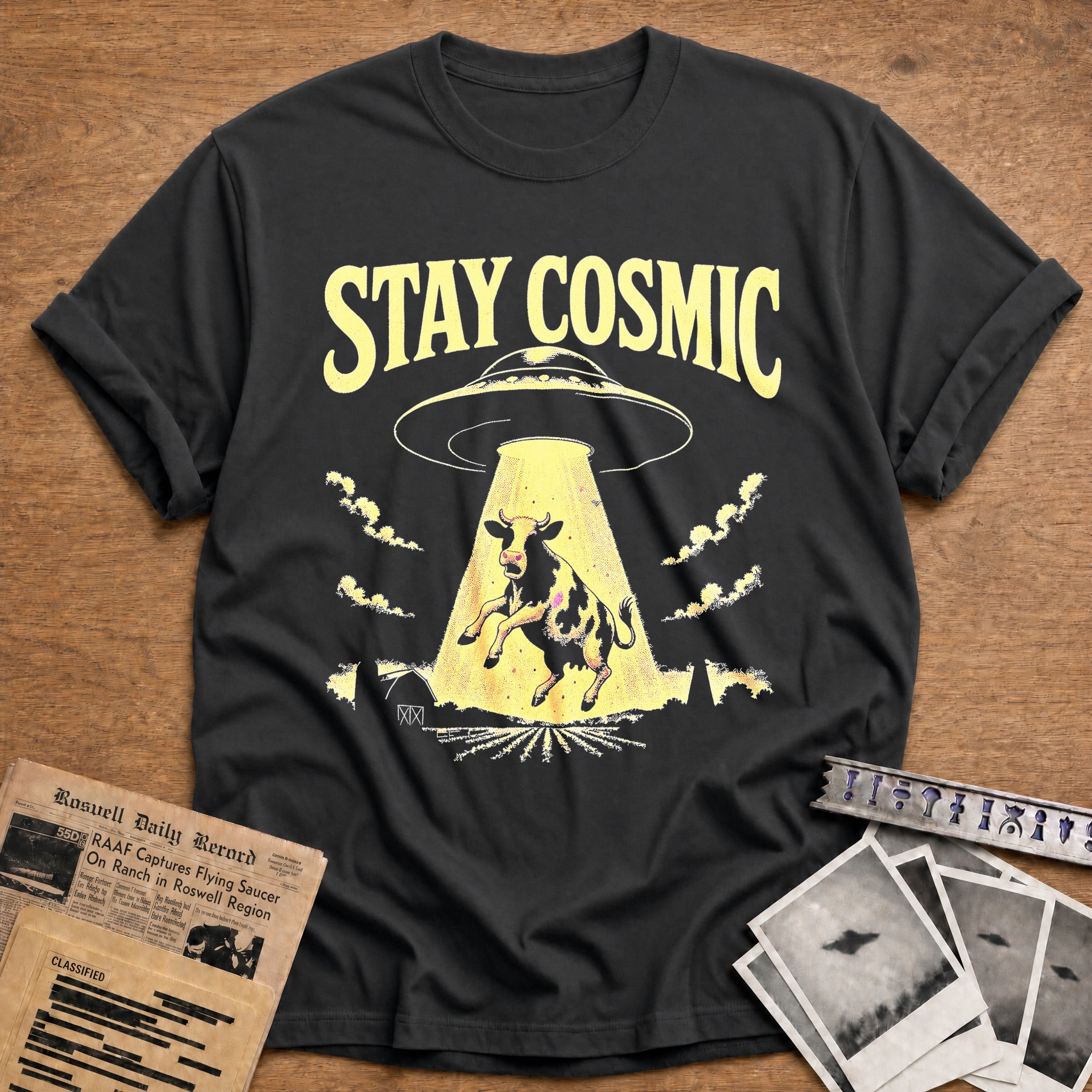 Cosmic Vibes Only - Charcoal