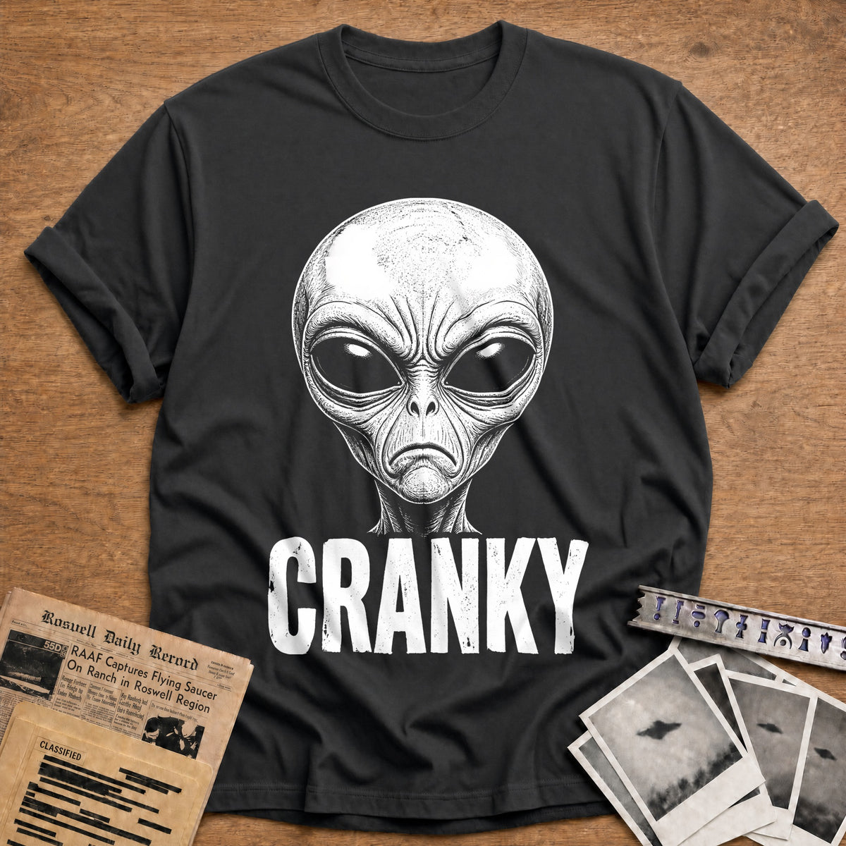 Cranky 42 T-Shirt - Charcoal