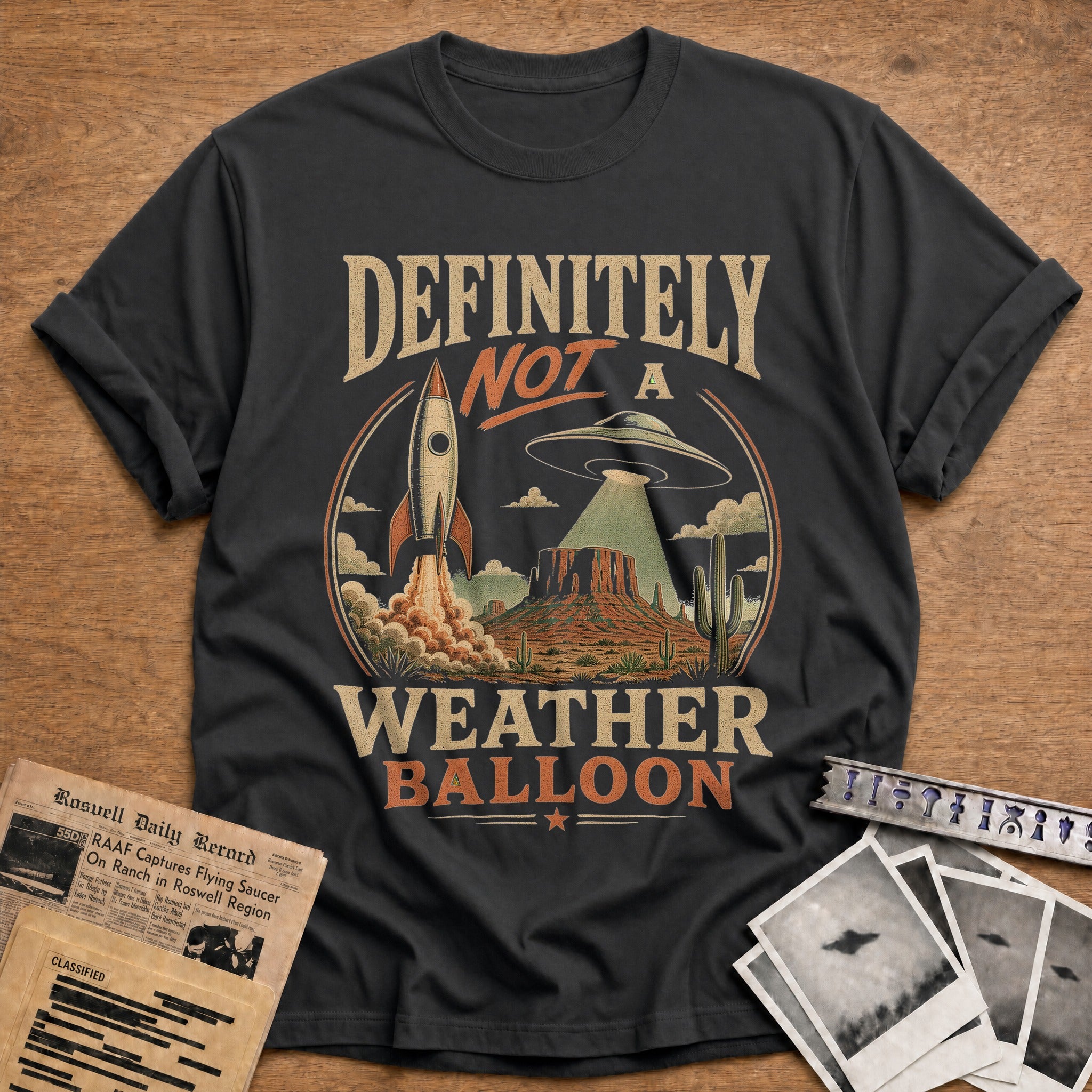 Definitely Not A Weather Balloon 02 - Charcoal