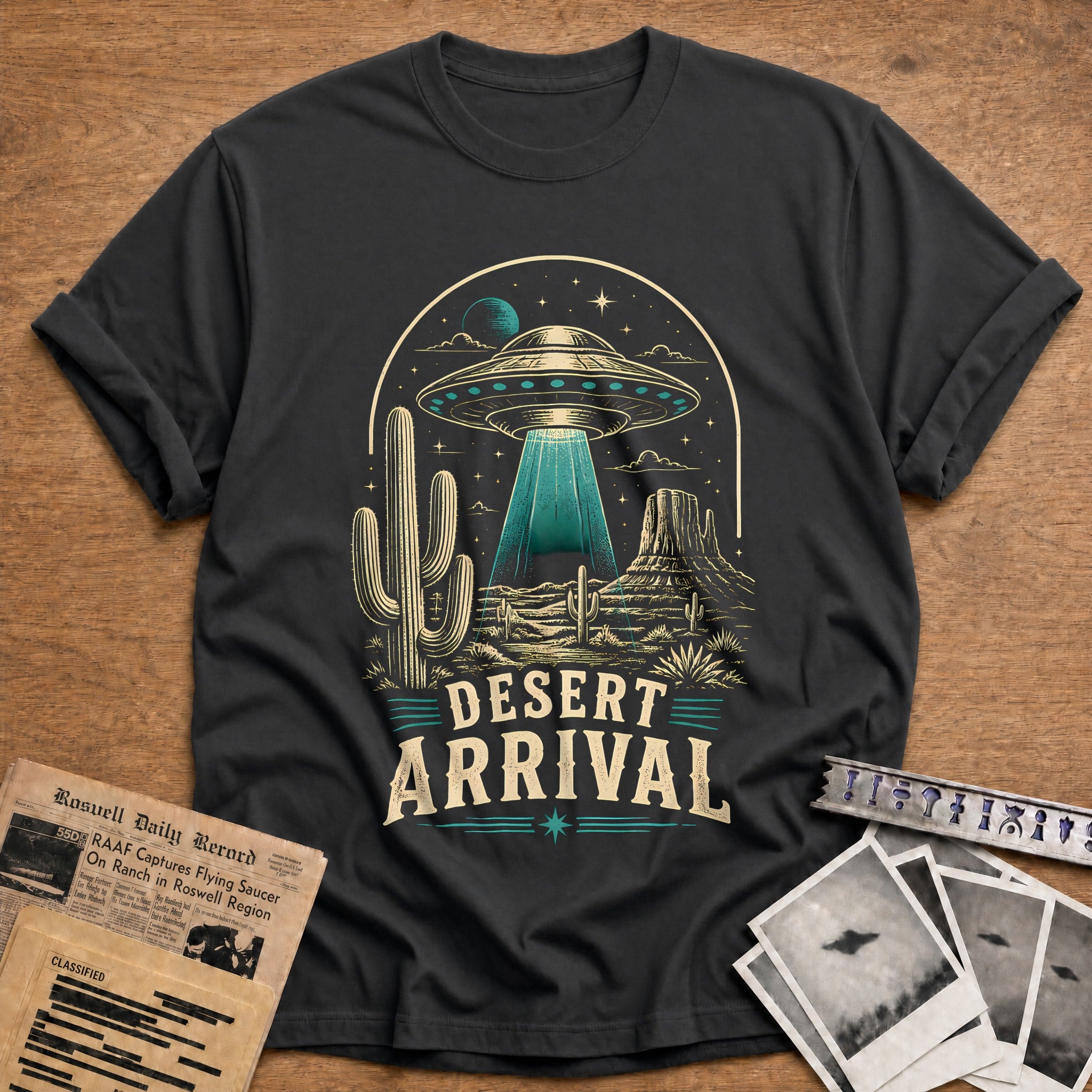 Desert Arrival 93 T-Shirt - Charcoal