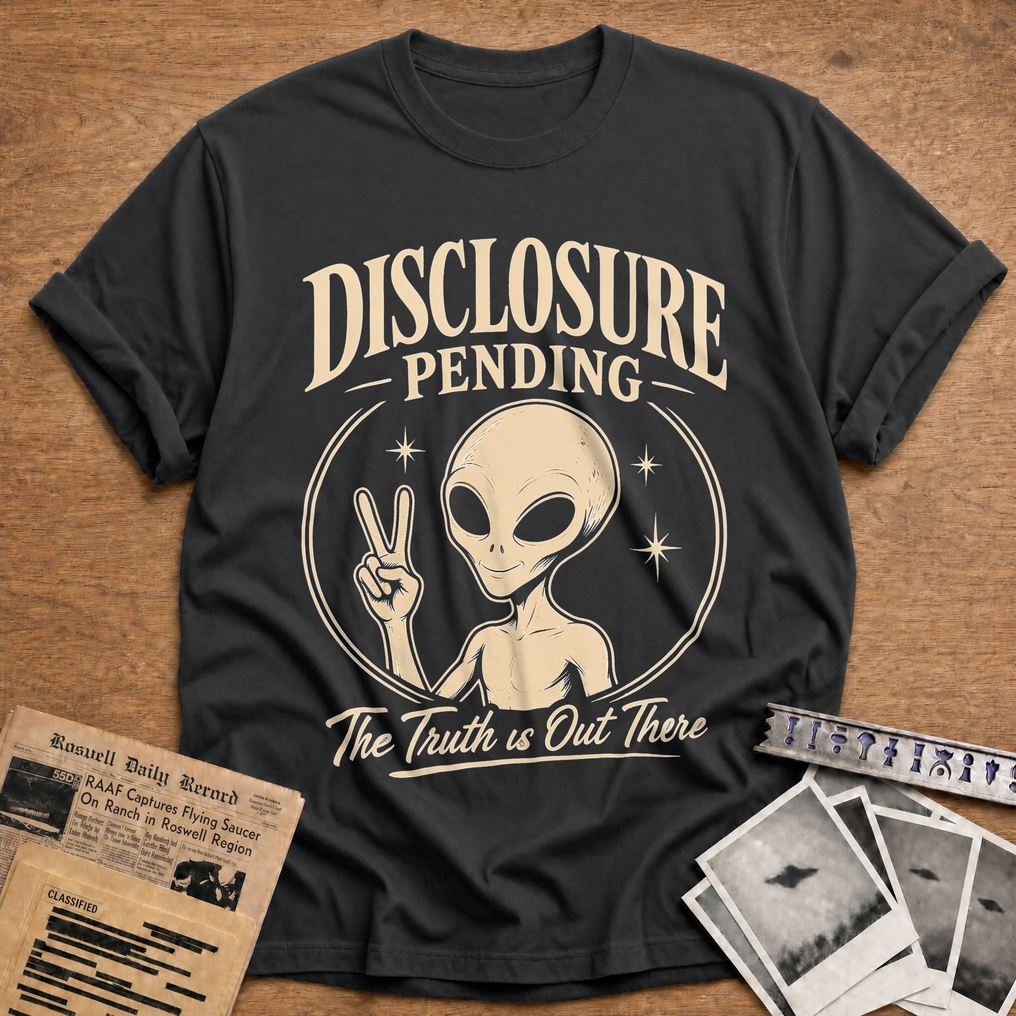 Disclosure Pending The Truth Is Out There - Charcoal