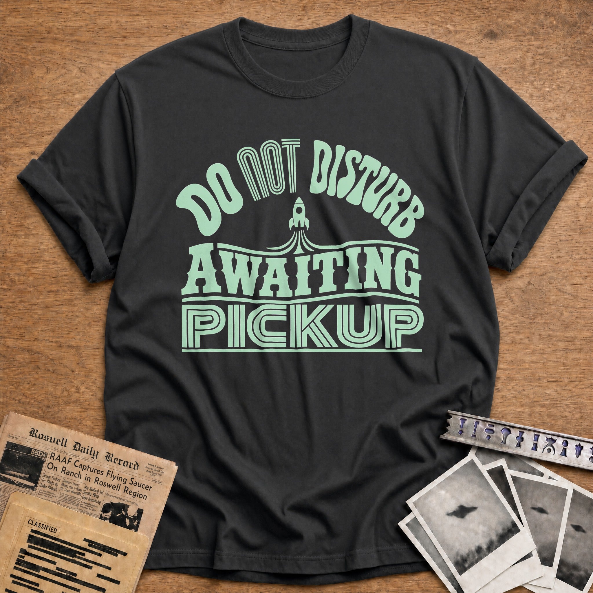 Do Not Disturb Awaiting Pickup 01 - Charcoal