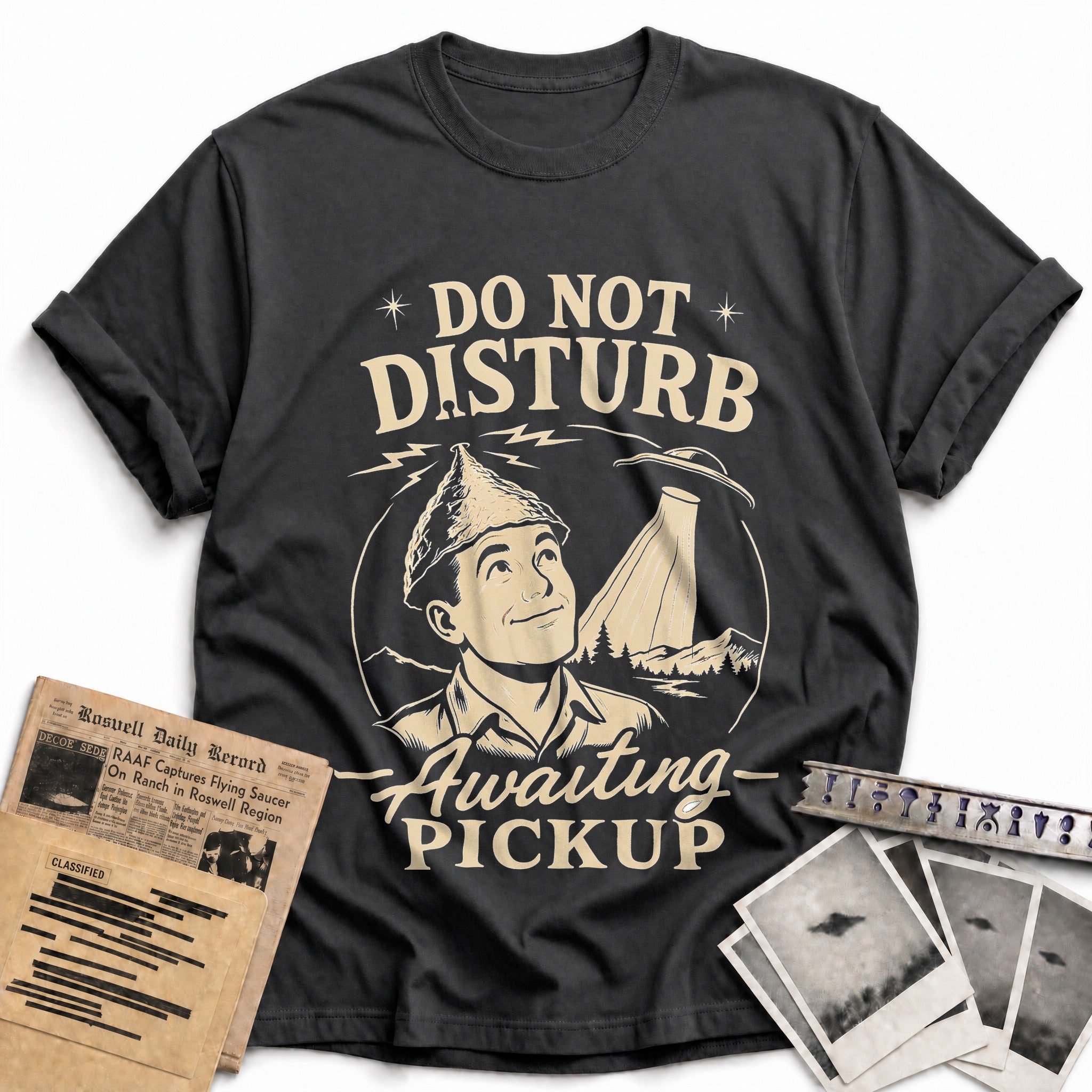 Do Not Disturb Awaiting Pickup 03 - Charcoal