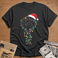Dome Head Alien Christmas Lights 92 T-Shirt - Charcoal