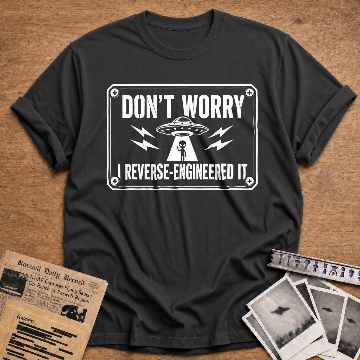 Don't Worry I Reverse Engineered It 81 T-Shirt - Charcoal