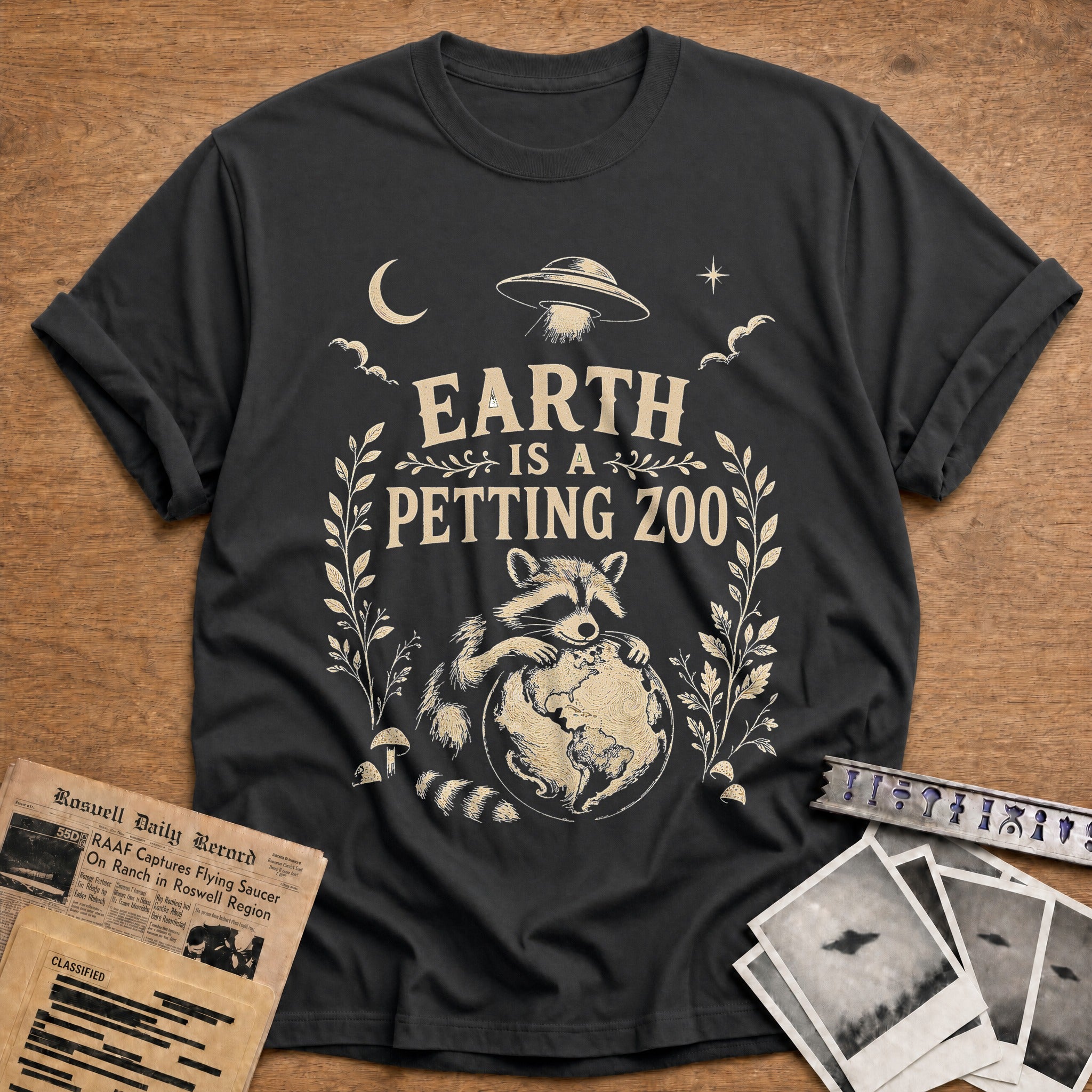 Earth Is A Petting Zoo 02 - Charcoal
