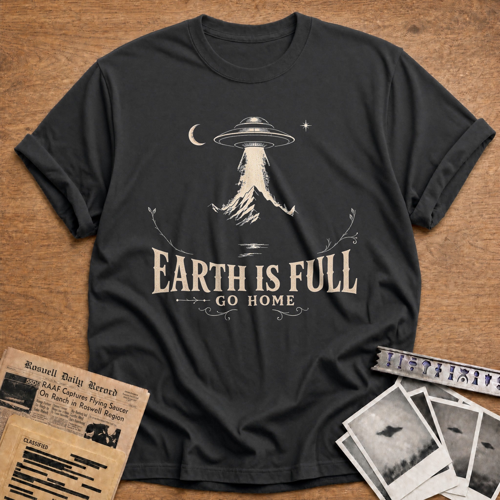 Earth Is Full 02 - Charcoal