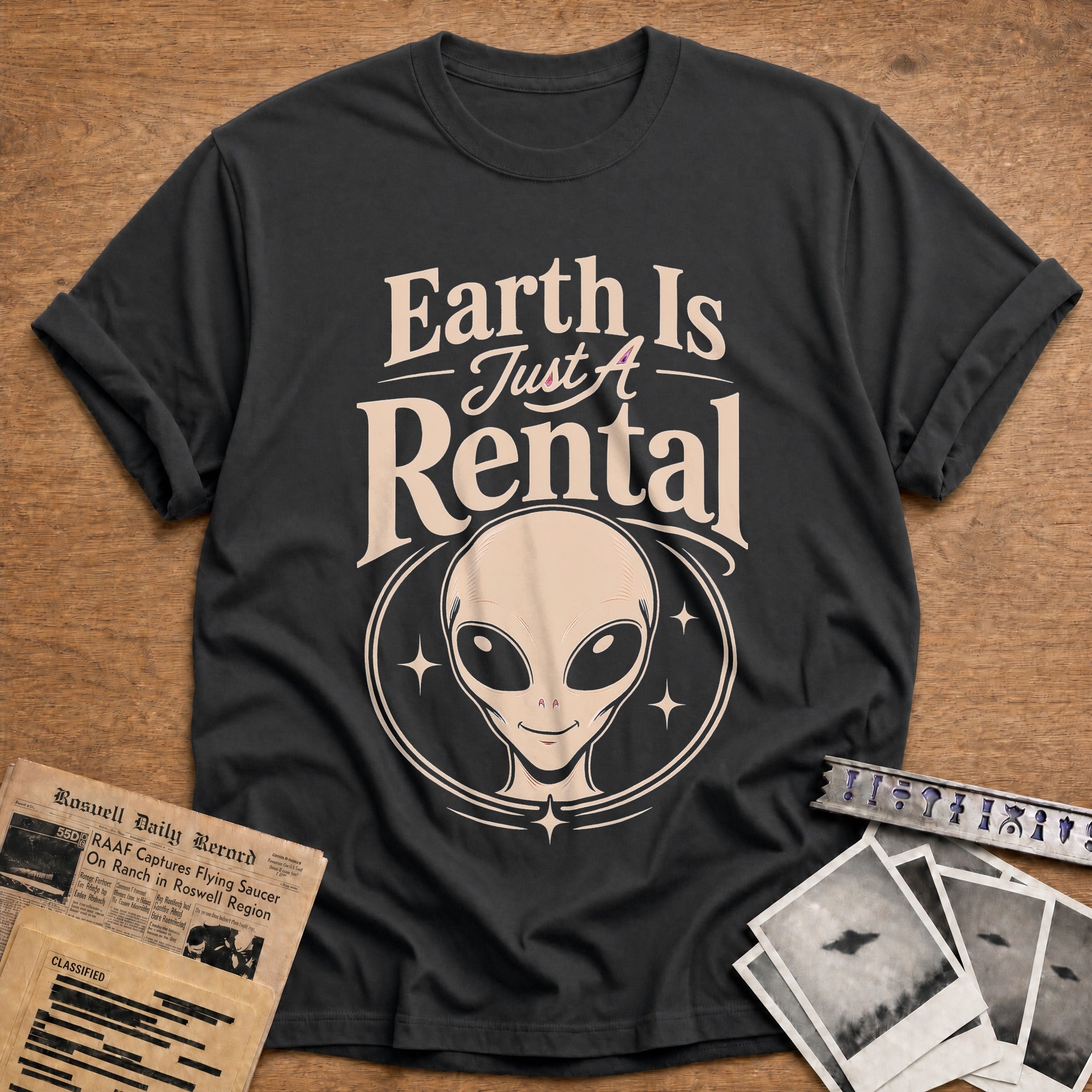 Earth Is Just A Rental 01 - Charcoal