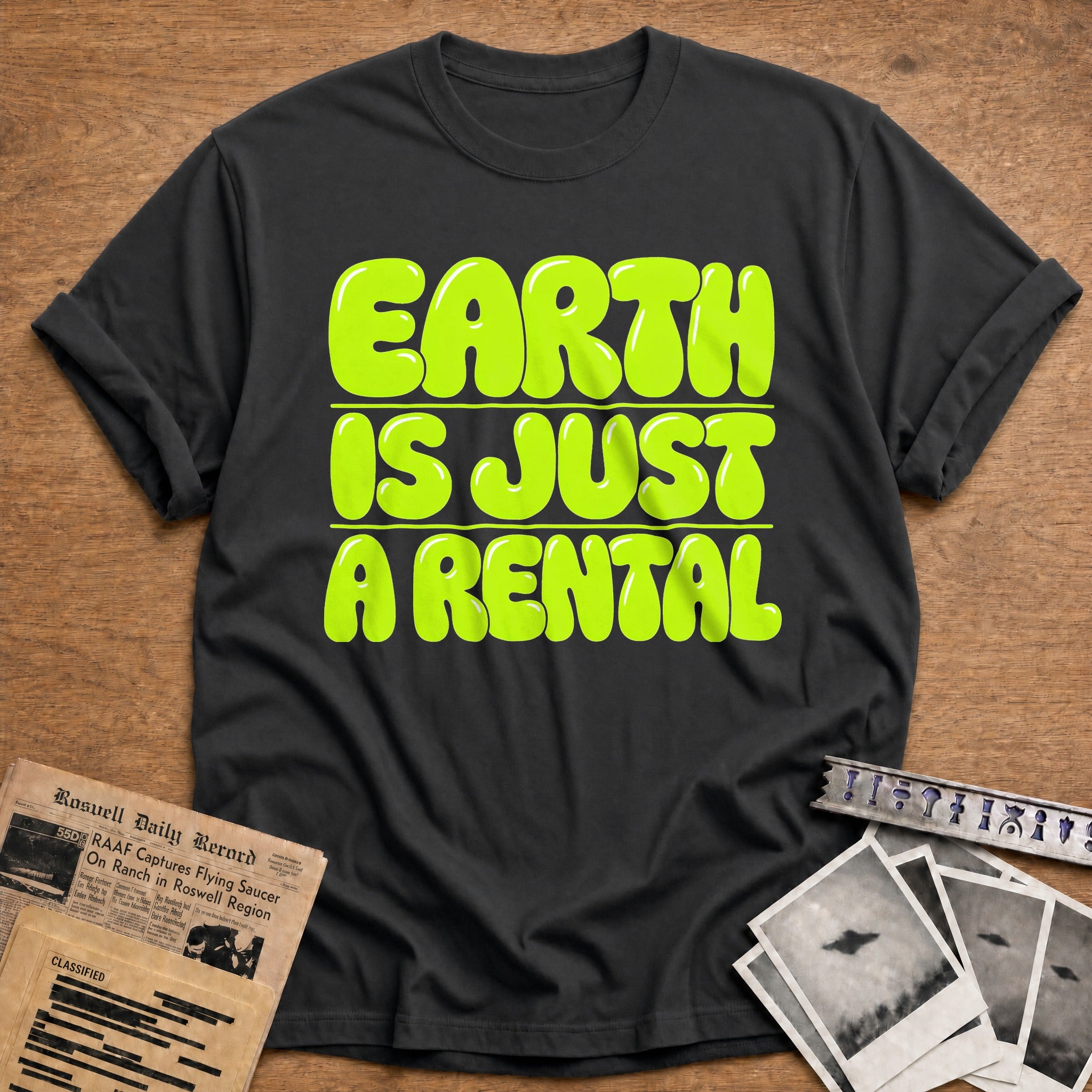 Earth Is Just A Rental 02 - Charcoal