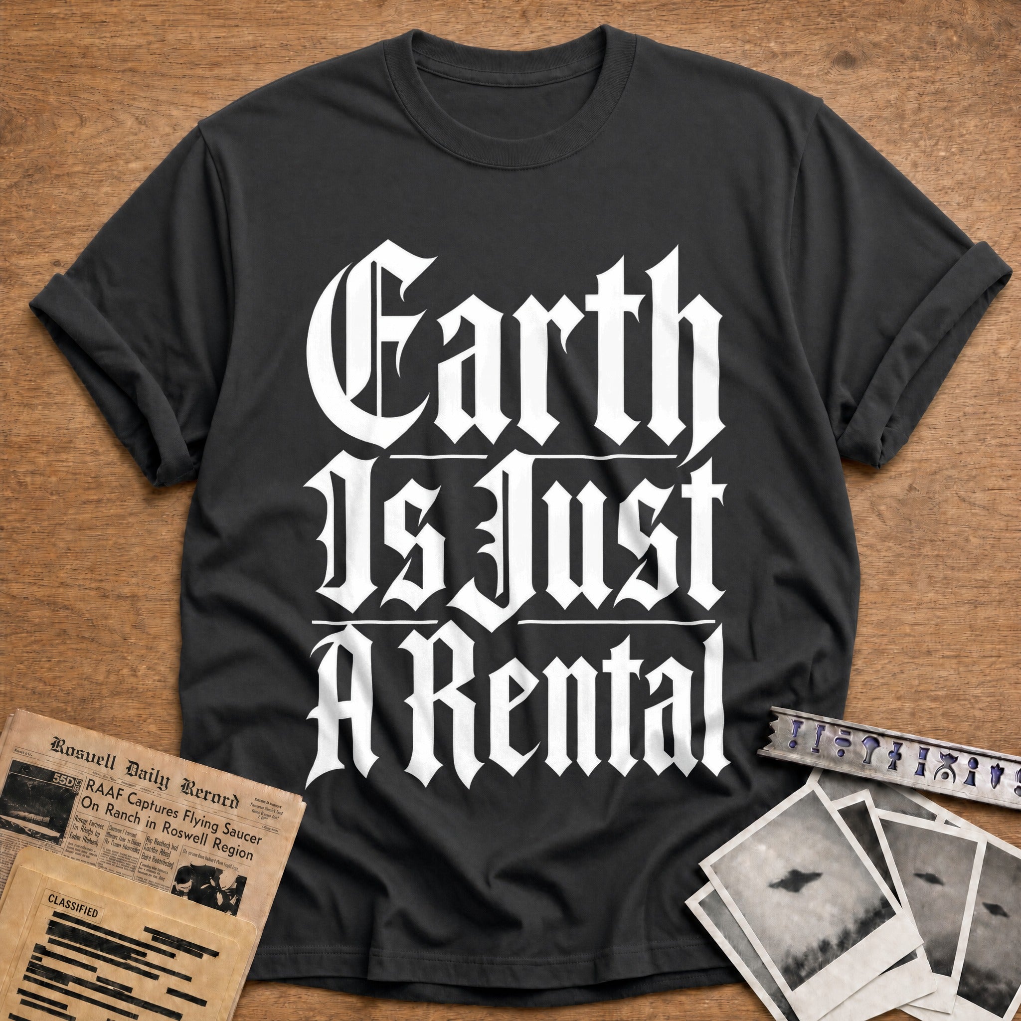 Earth Is Just A Rental 04 - Charcoal