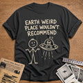 Earth Wouldnt Recommend 44 T-Shirt - Charcoal