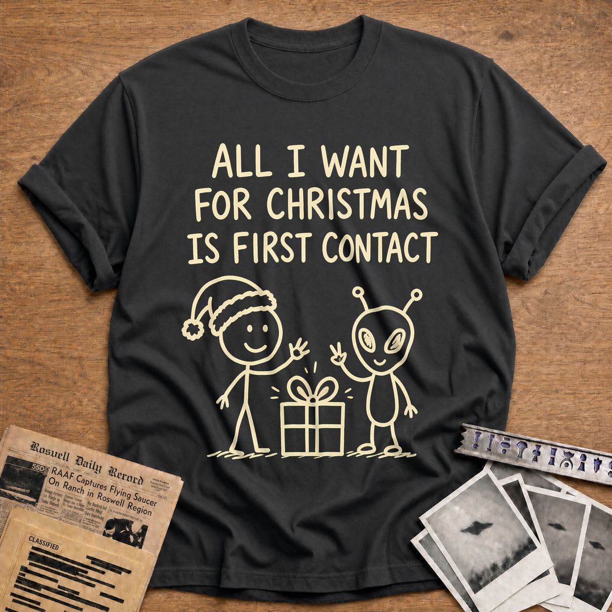 First Contact 25 T-Shirt - Charcoal