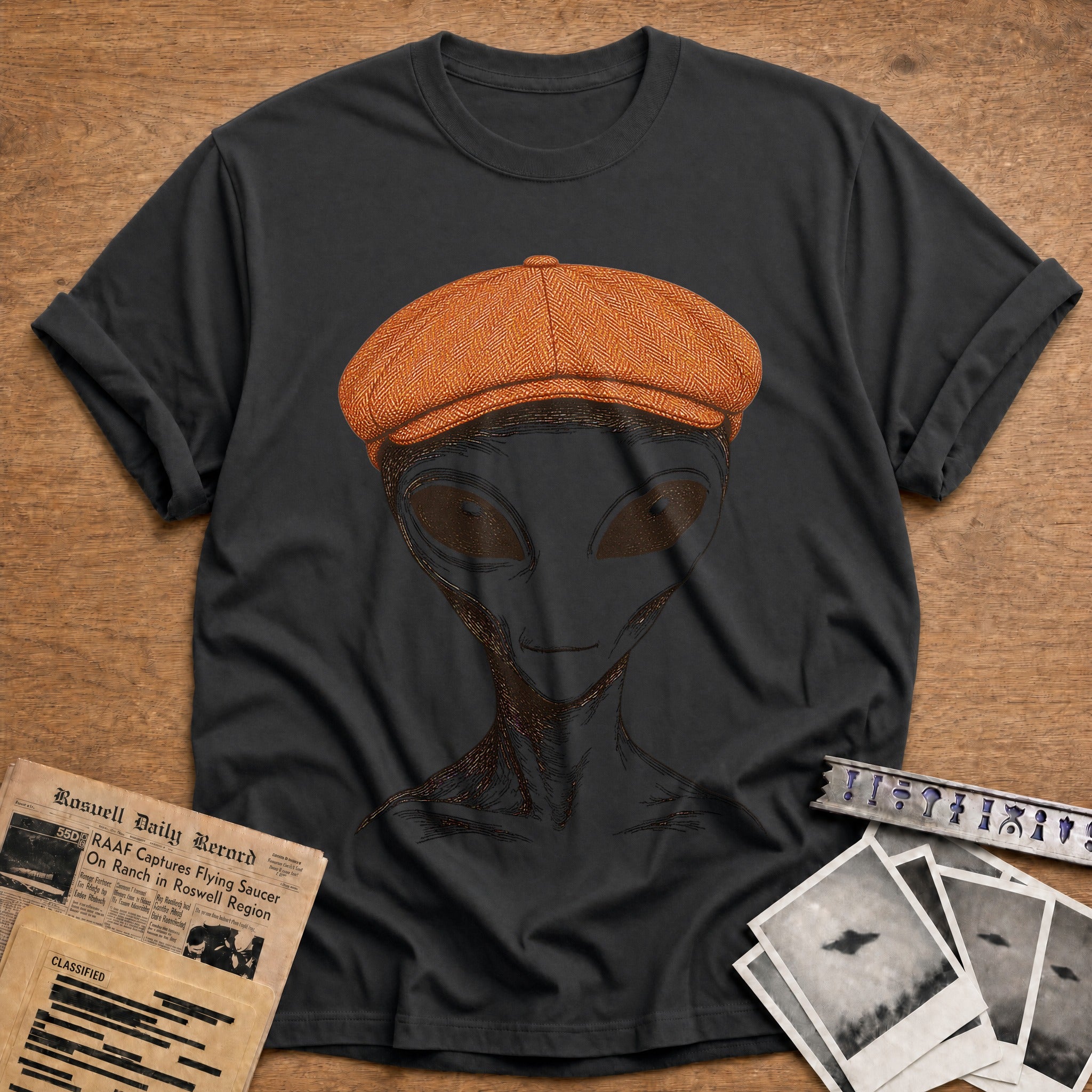 Flat Cap Diplomat - Charcoal