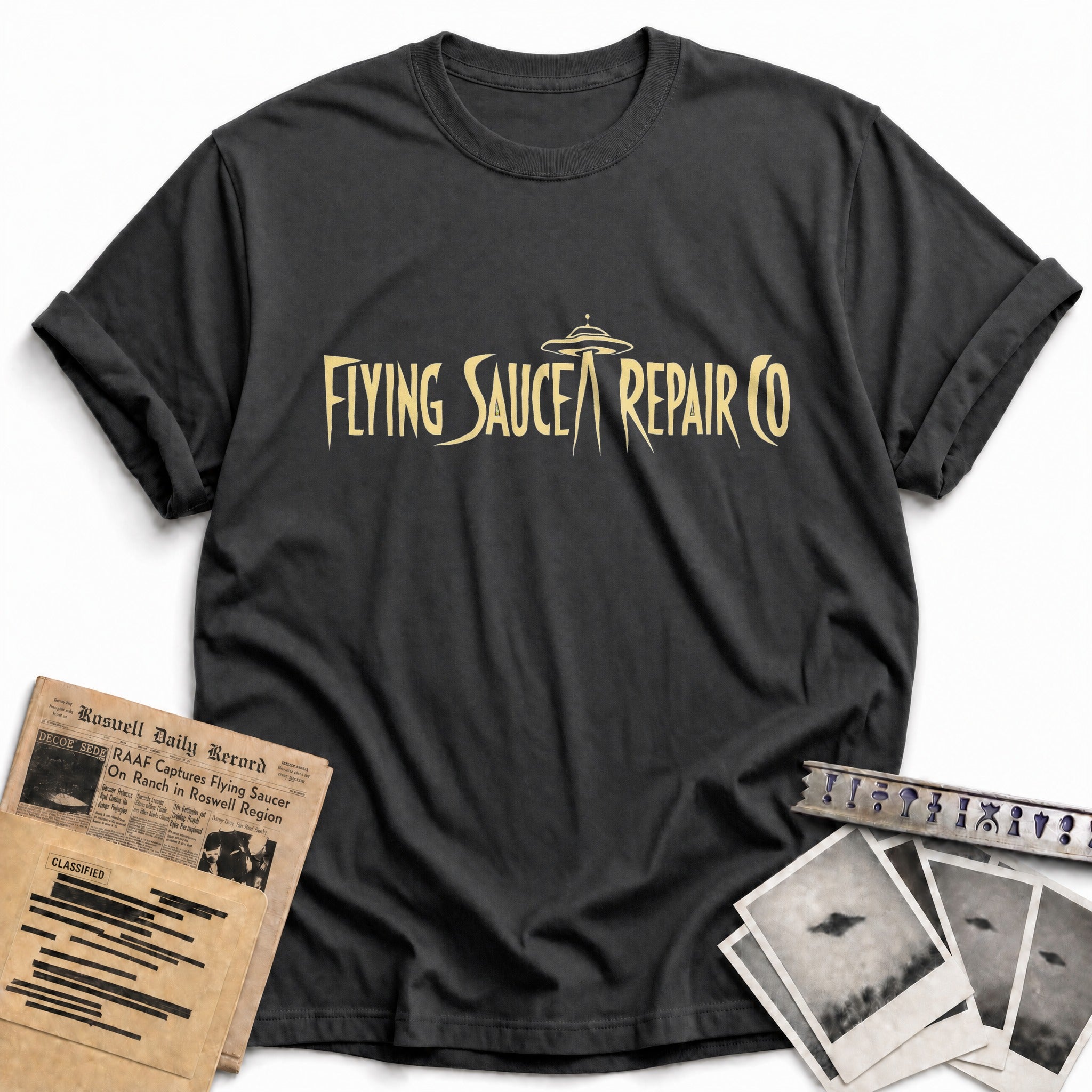 Flying Saucer Repair Co 03 - Charcoal