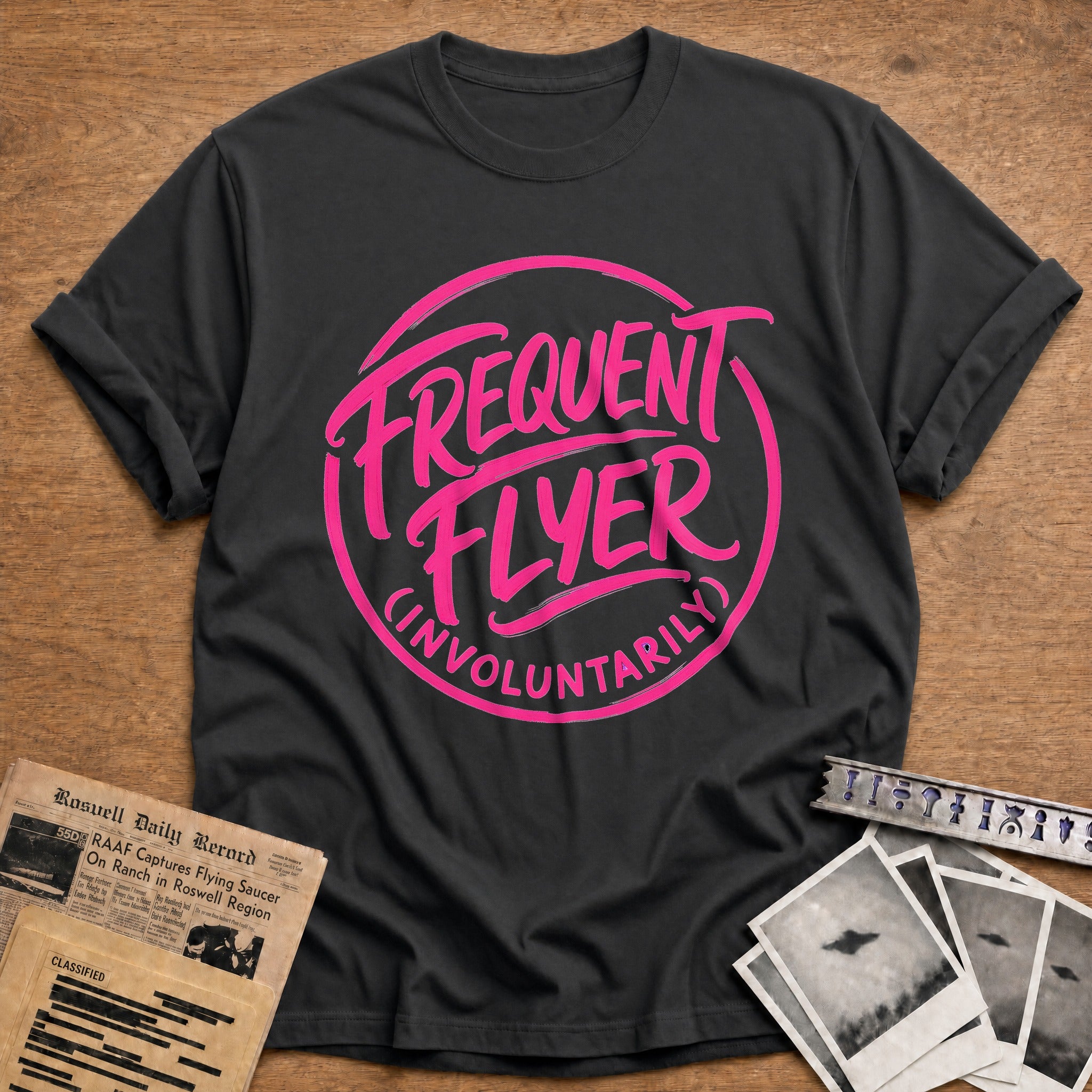 Frequent Flyer Involuntarily - Charcoal