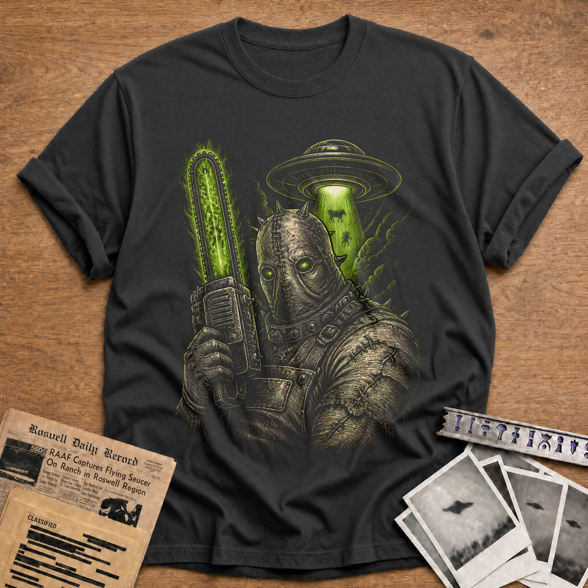 Galactic Saw 18 T-Shirt - Charcoal