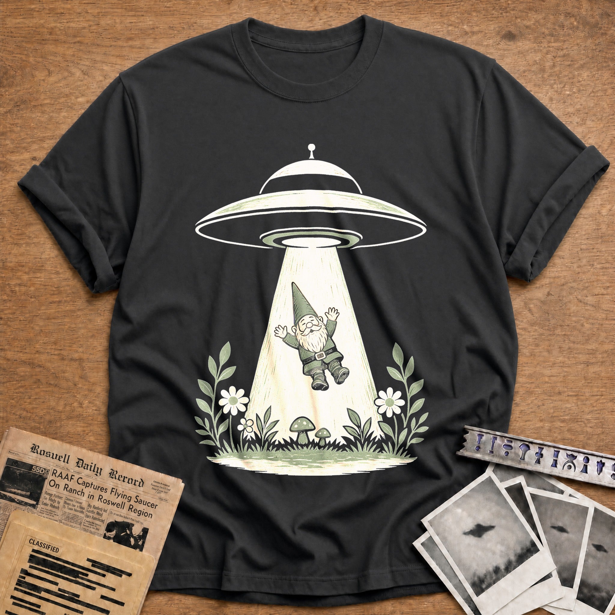 Garden Abduction - Charcoal