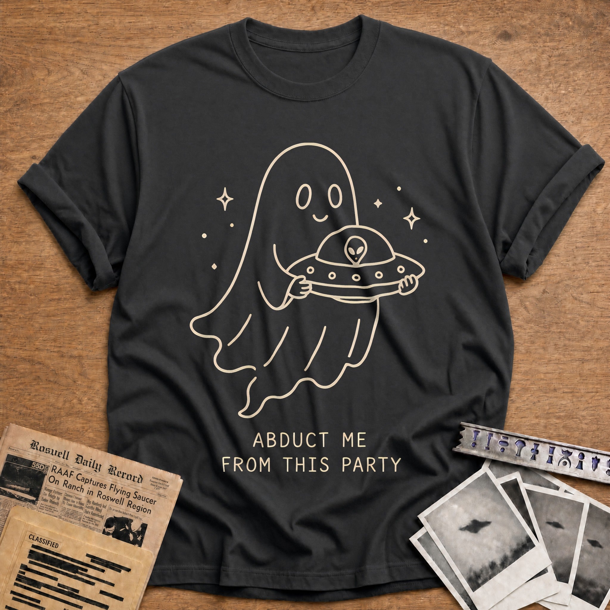 Ghost Abduct Me Party 23 - Charcoal
