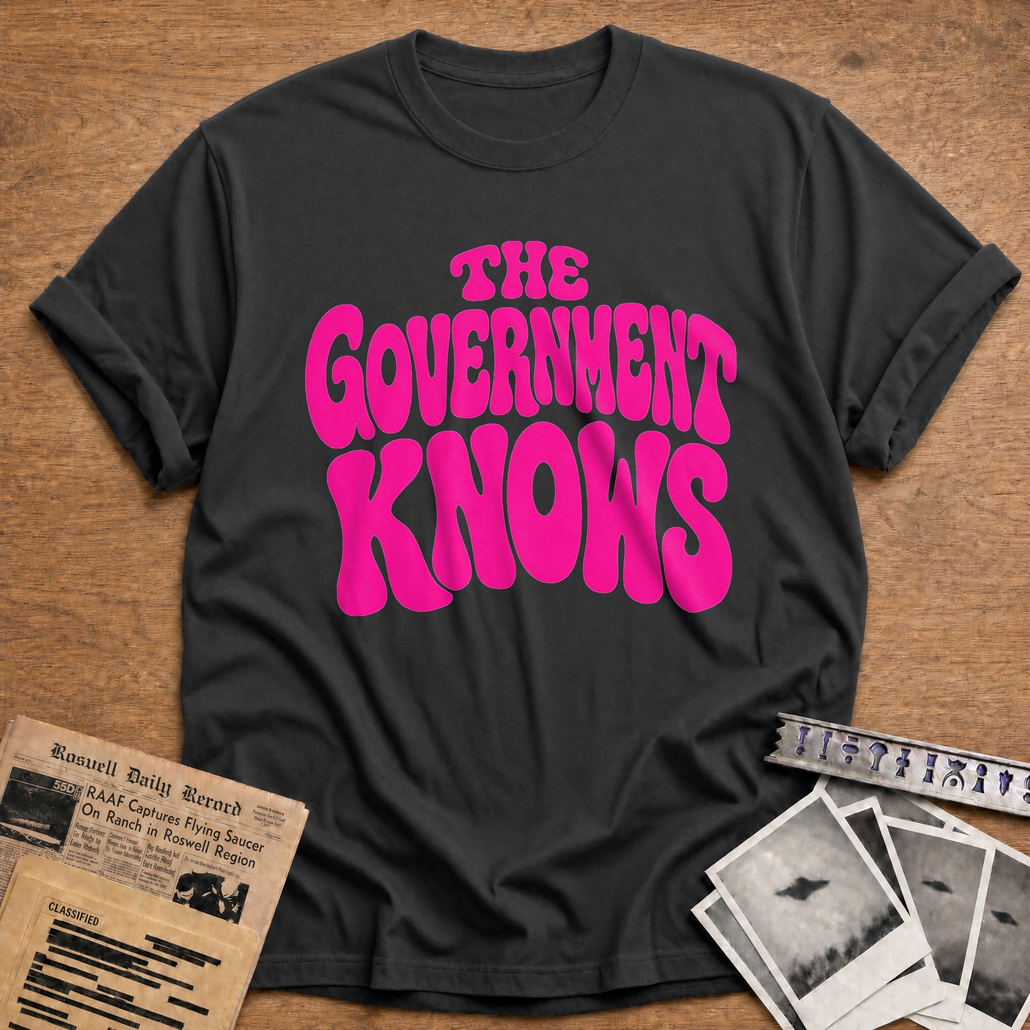 Government Knows - Charcoal