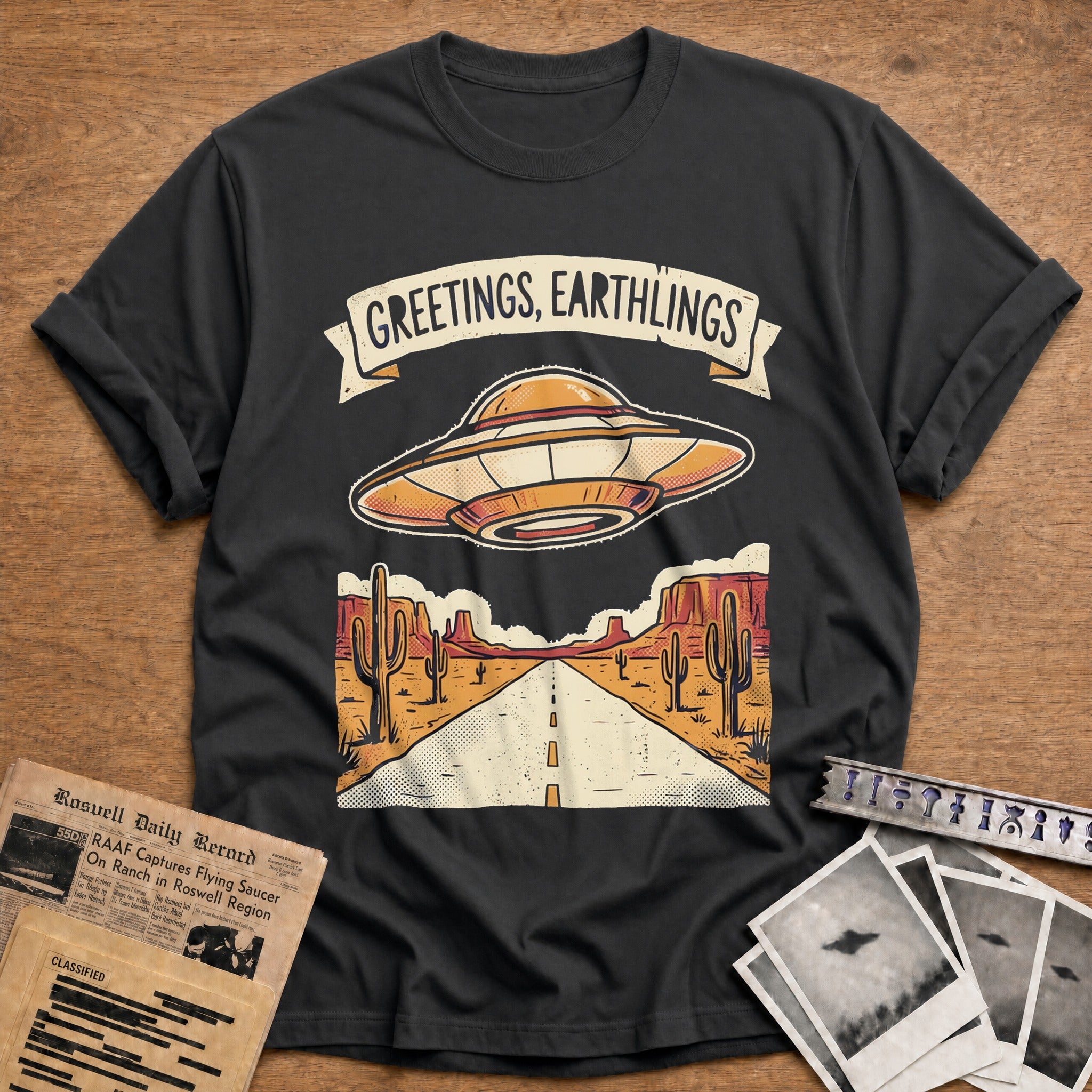 Greetings Earthlings 02 - Charcoal