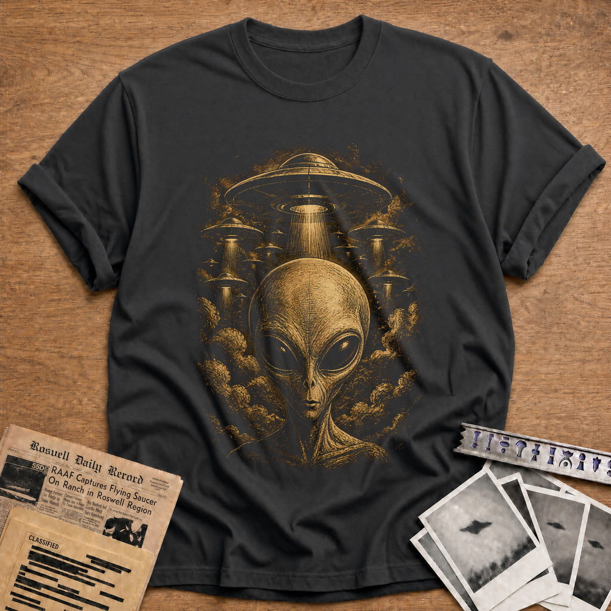 Head UFO Fleet 32 T-Shirt - Charcoal