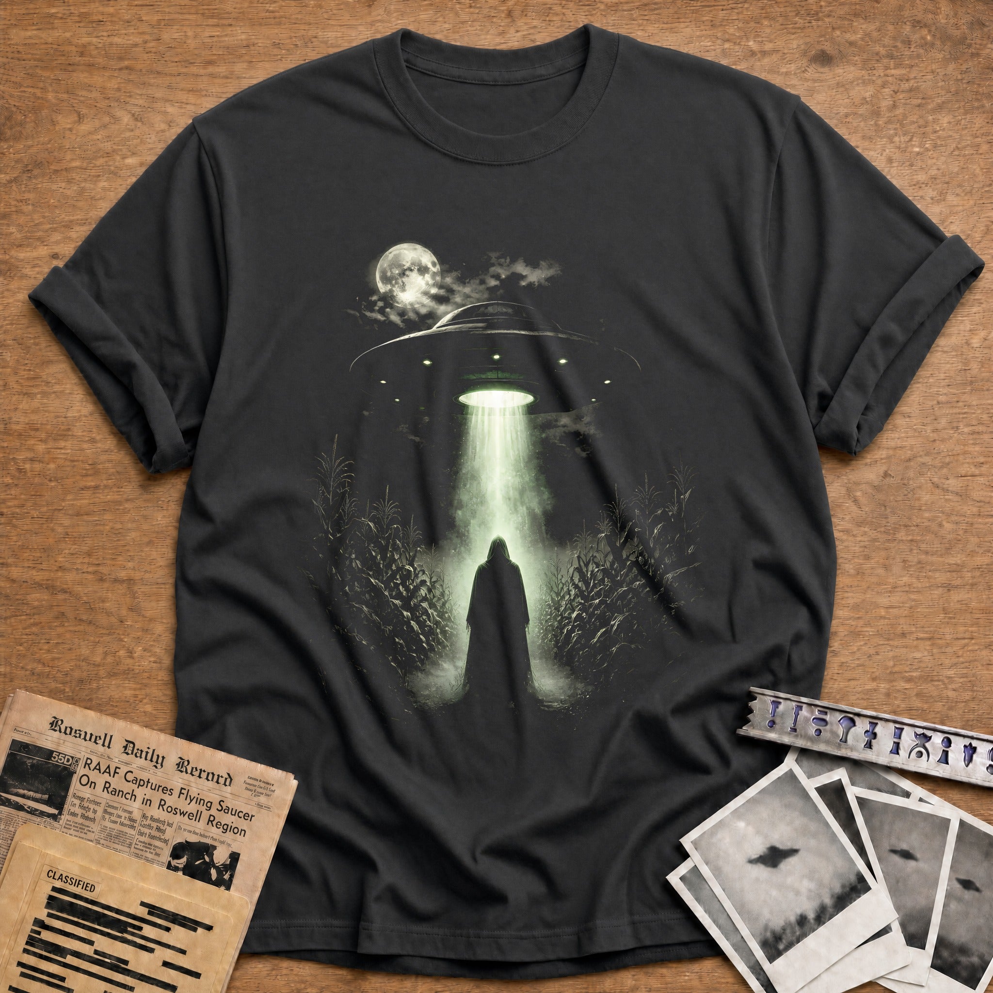 Hooded Ufo Field 11 - Charcoal
