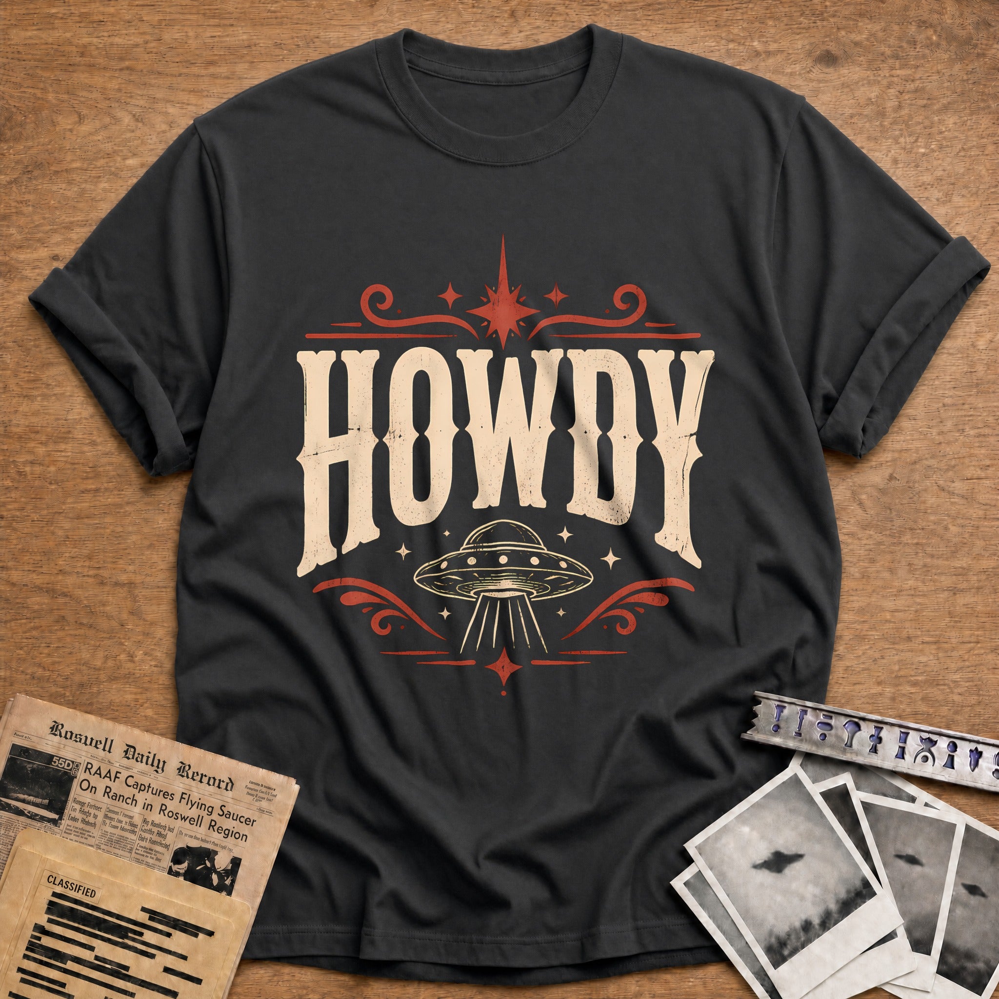 Howdy 82 T-Shirt - Charcoal
