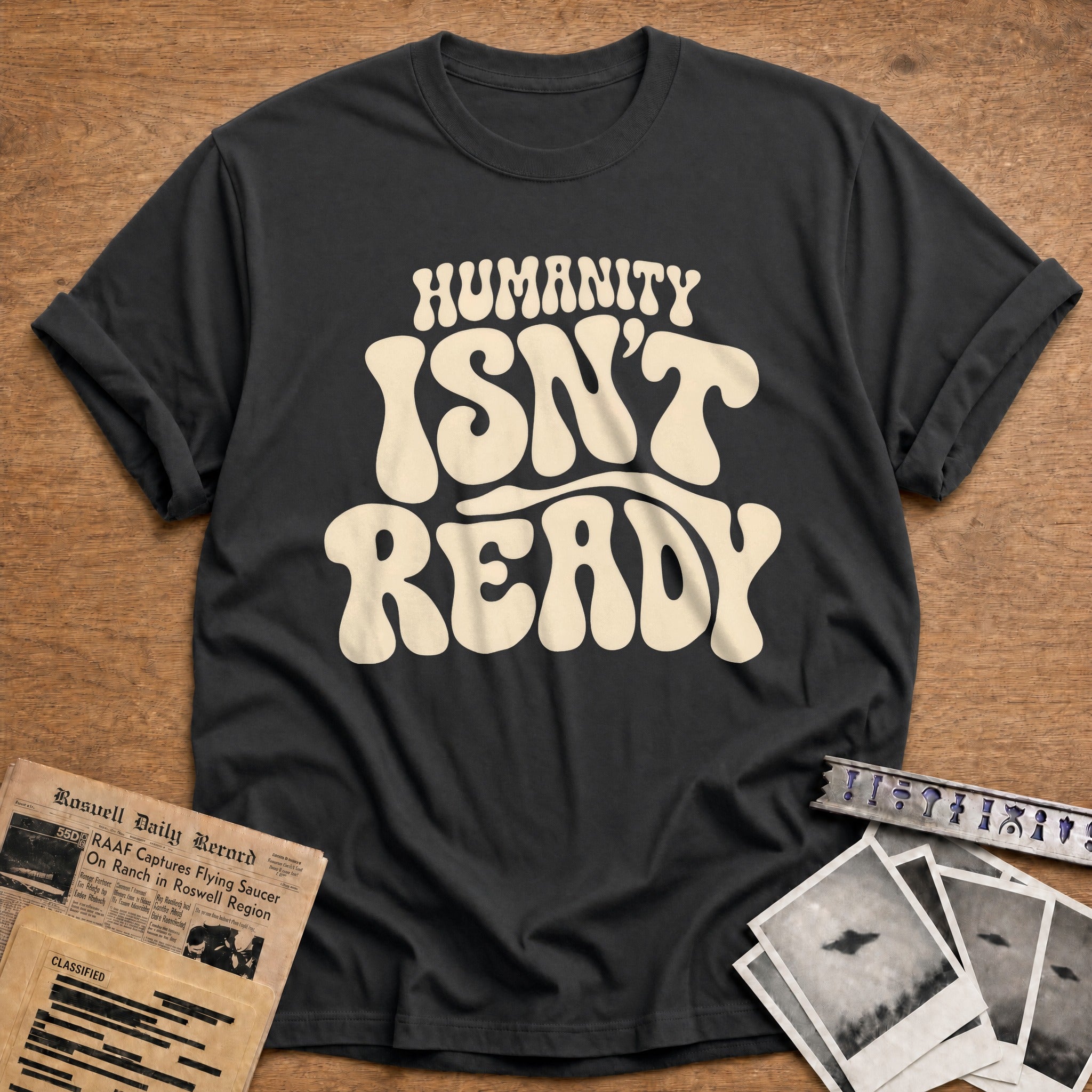 Humanity Is Not Ready - Charcoal