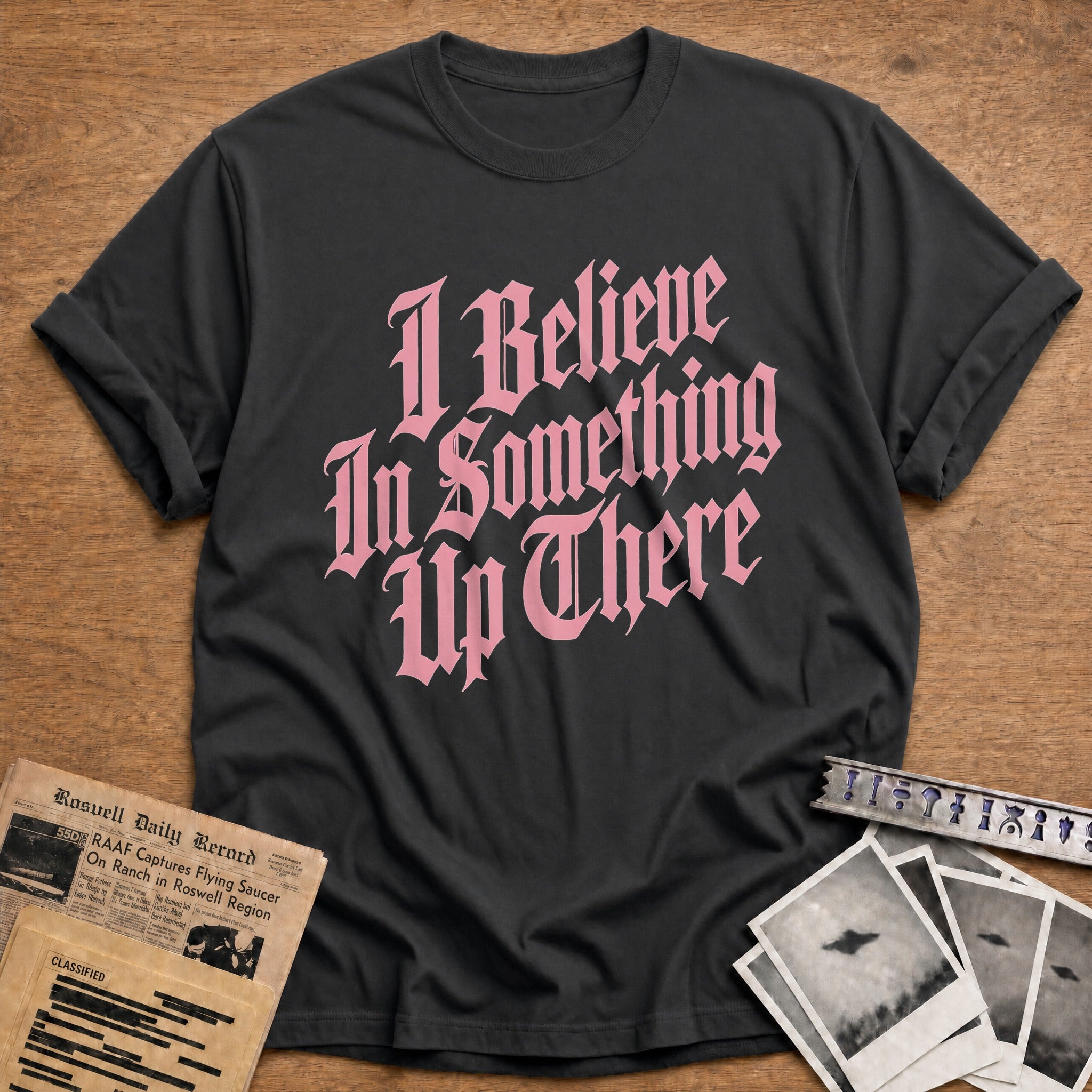 I Believe In Something Up There 01 - Charcoal