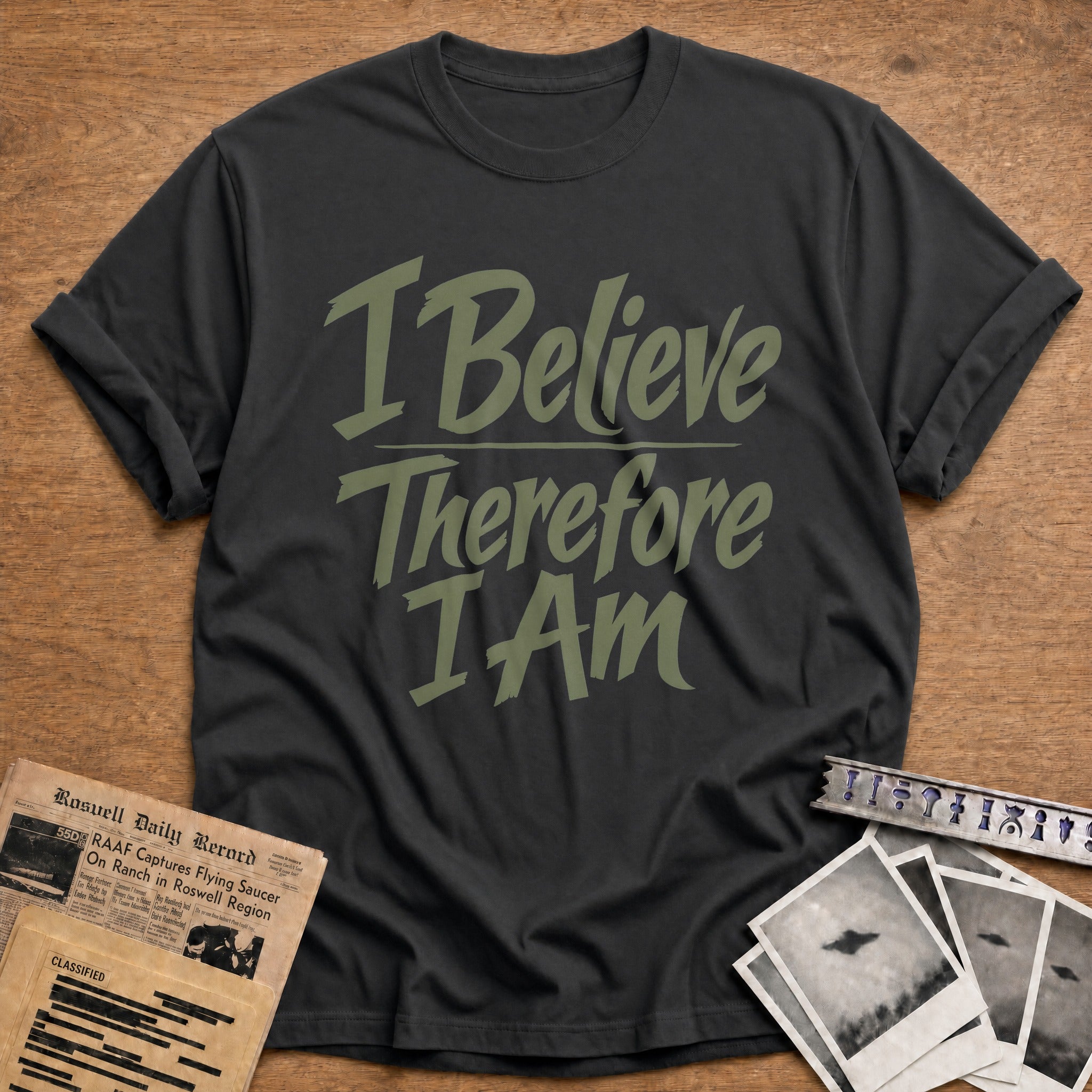 I Believe Therefore I Am 01 - Charcoal