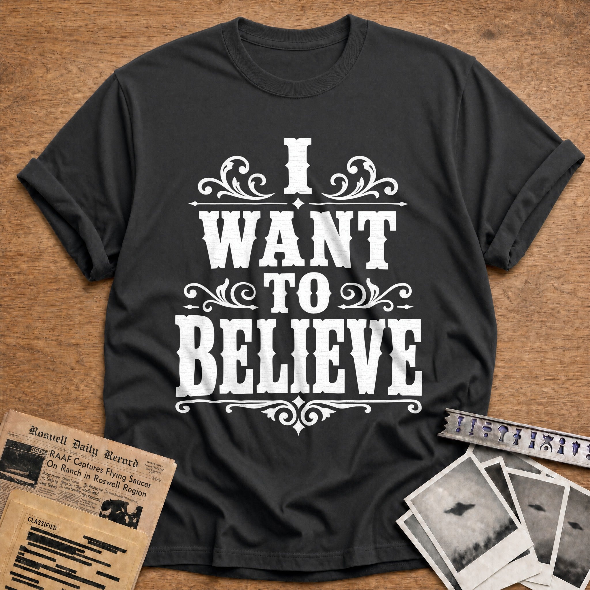I Want To Believe 01 - Charcoal